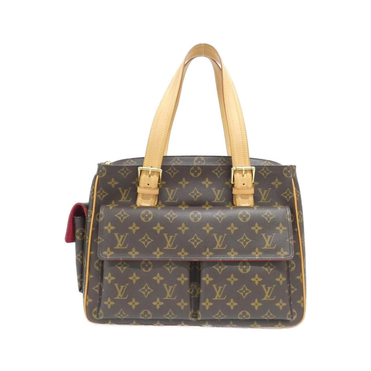 Louis Vuitton Monogram Marron Coated Canvas Handbag (Pre-Owned)
