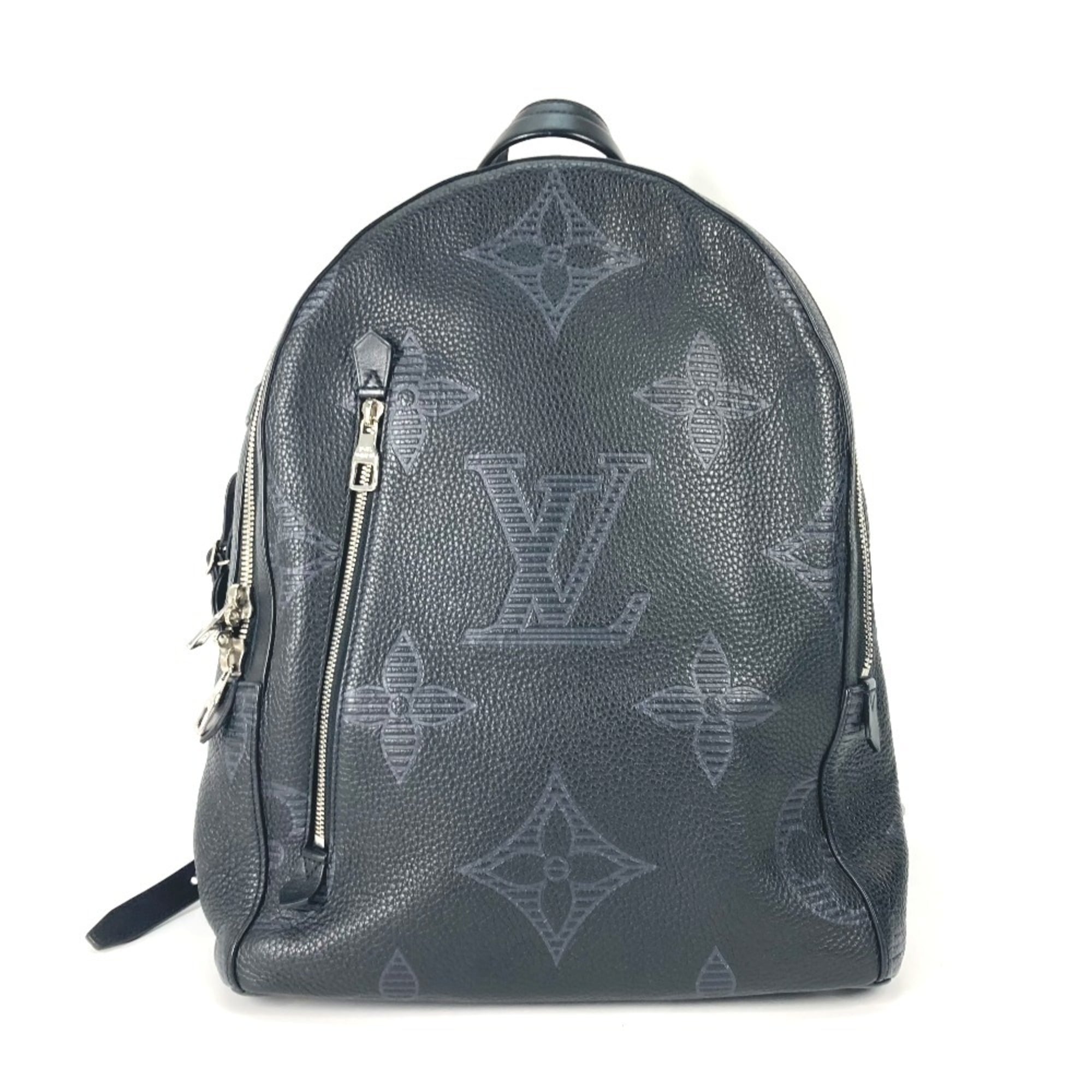 Louis Vuitton Black Leather Backpack (Pre-Owned)