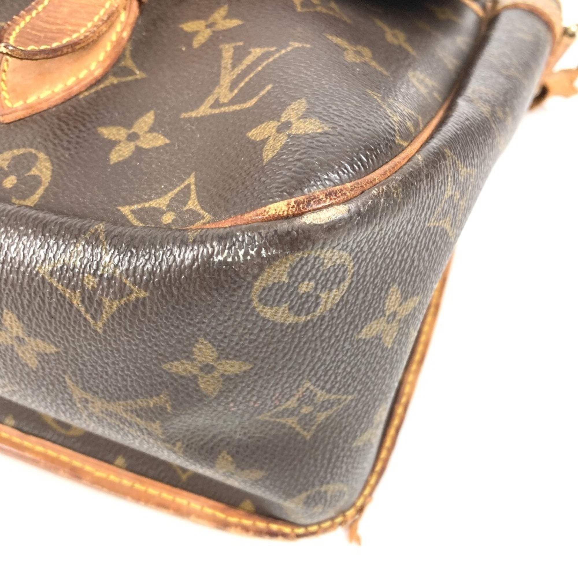Louis Vuitton Brown Galle Monogram Monogram Messenger Bag Shoulder Bag (Pre-Owned)