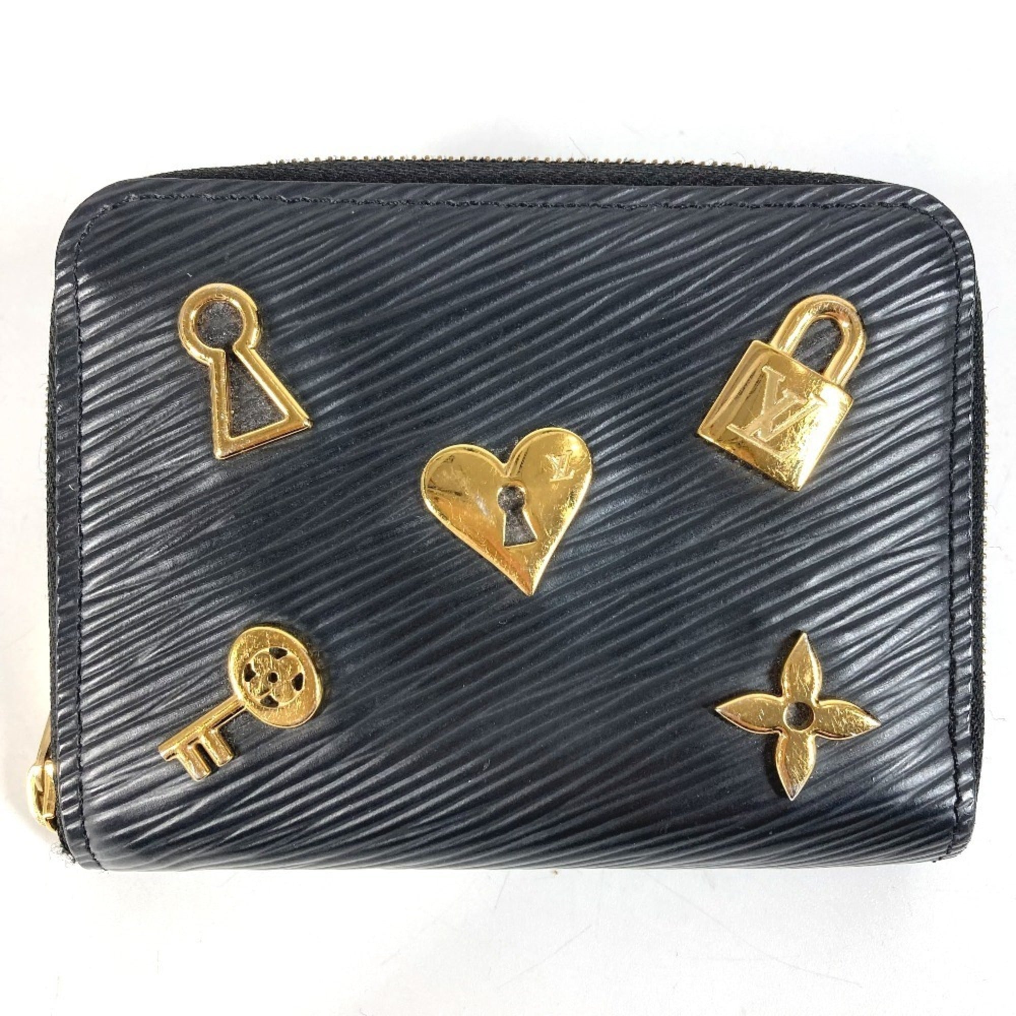 Louis Vuitton Epi Black Noir Epi Leather Coin Purse/Coin Case (Pre-Owned)
