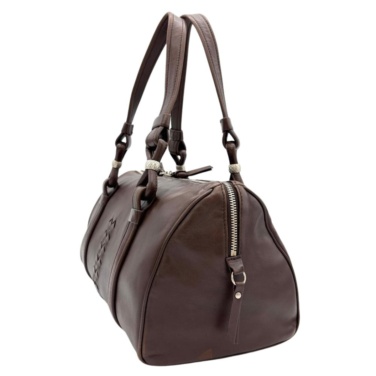 Bottega Veneta Brown Leather Handbag (Pre-Owned)