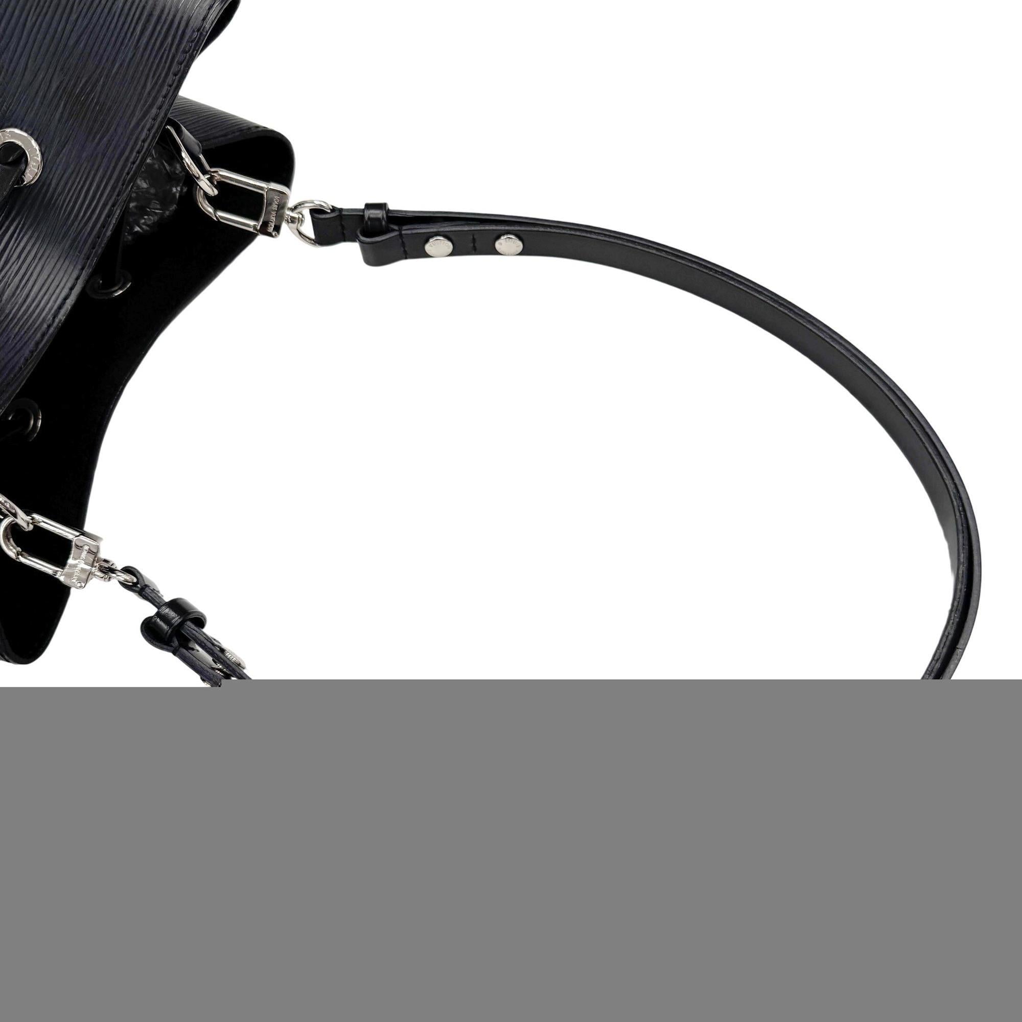 Louis Vuitton Epi Black Noir Epi Leather Shoulder Bag (Pre-Owned)