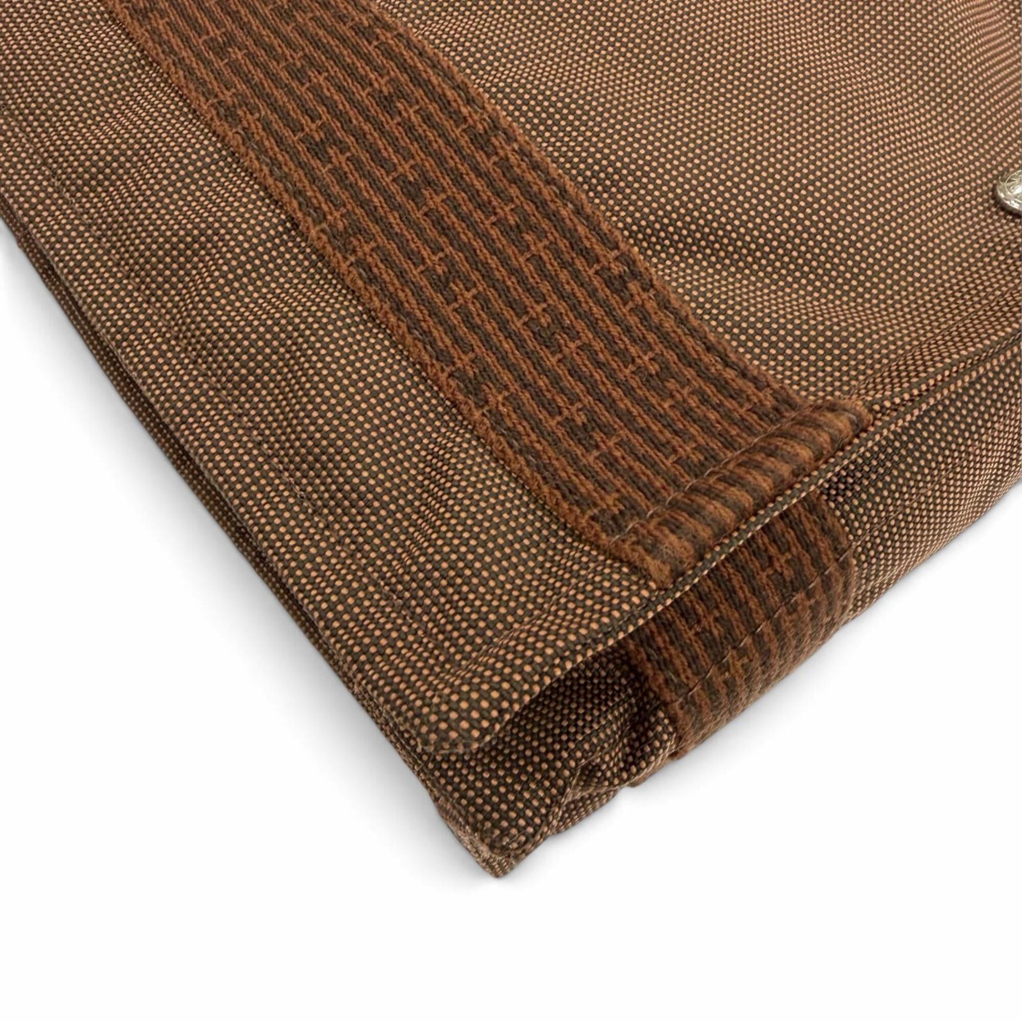 Hermes Brown Polyamide Polyester Shoulder Bag (Pre-Owned)