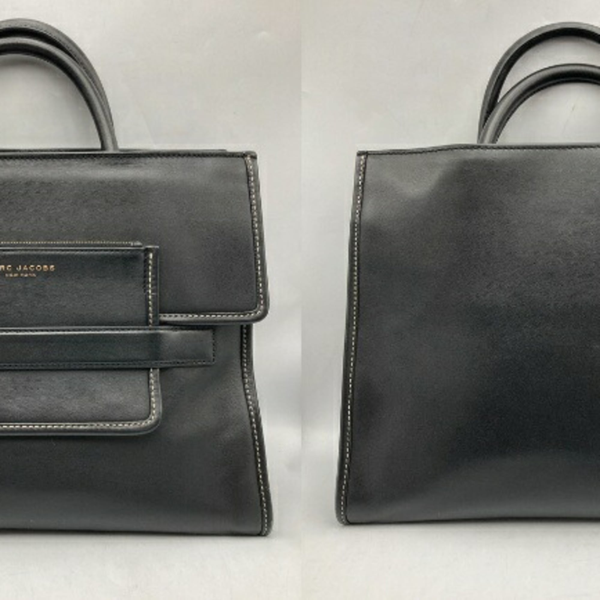 Marc Jacobs Black Leather Shoulder Bag (Pre-Owned)