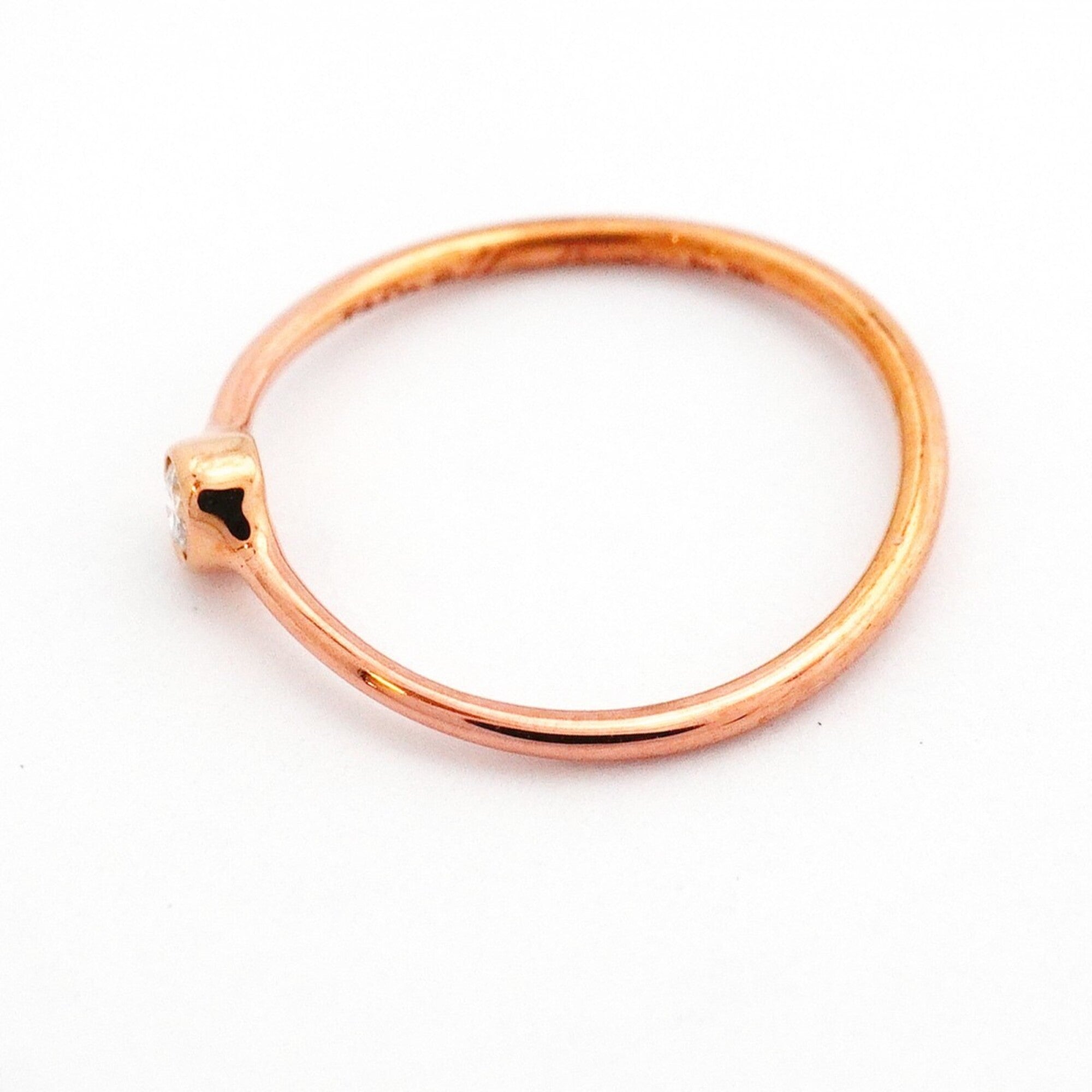 Tiffany Pink Gold (18K) Band Ring (Pre-Owned)