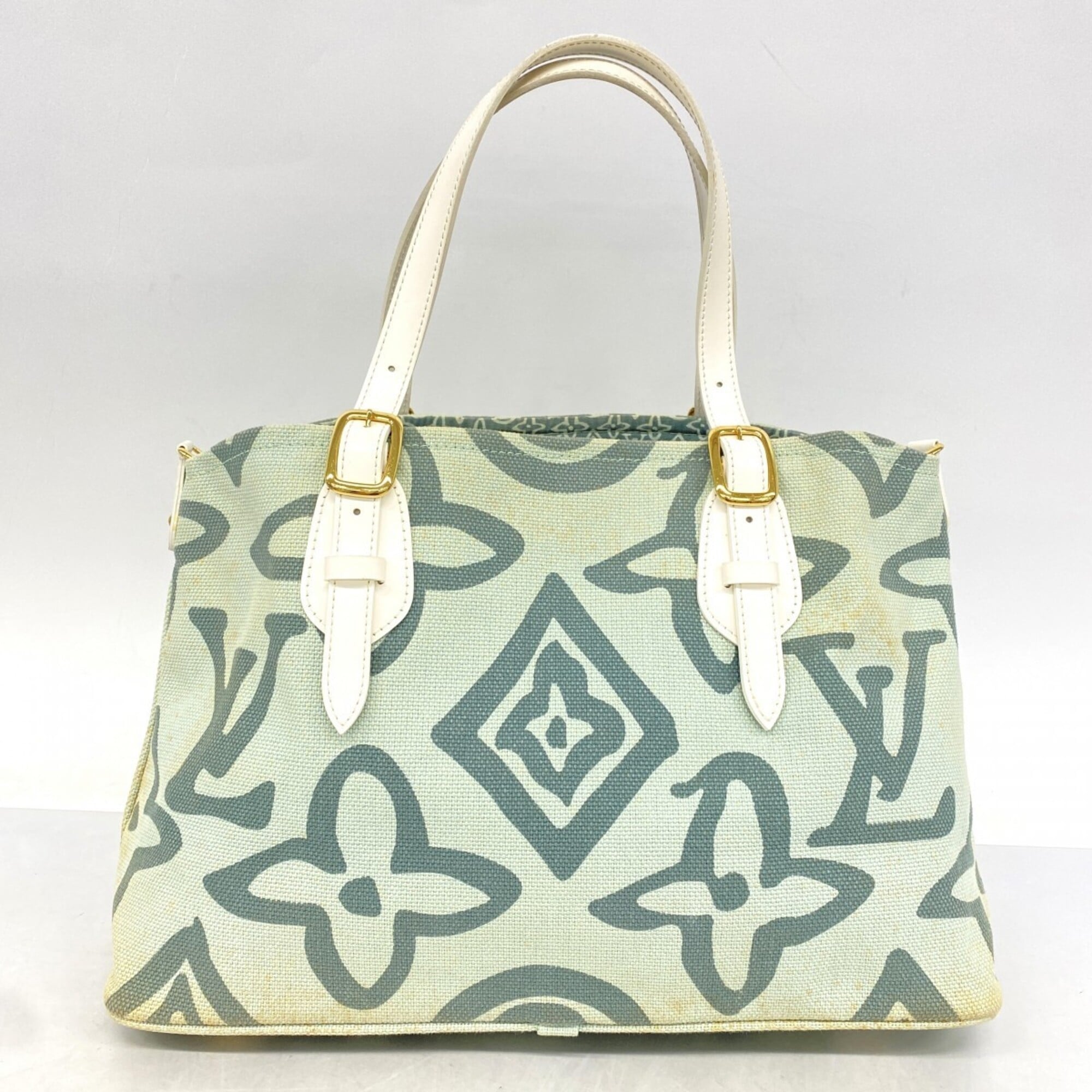 Louis Vuitton Green Tote Bag (Pre-Owned)