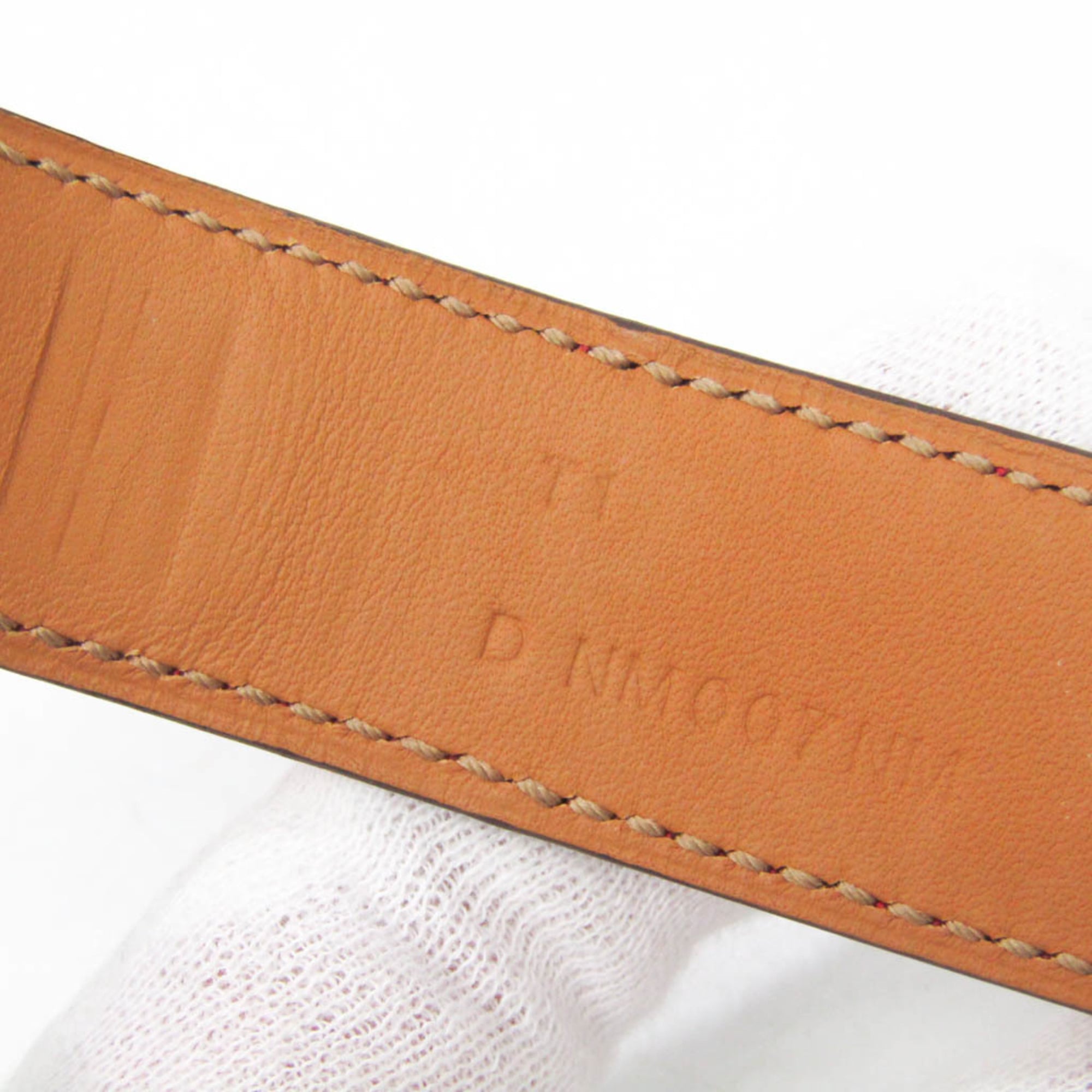 Hermes Collier De Chien 24 Bracelet Leather Red Leather Bracelet Jewelry (Pre-Owned)