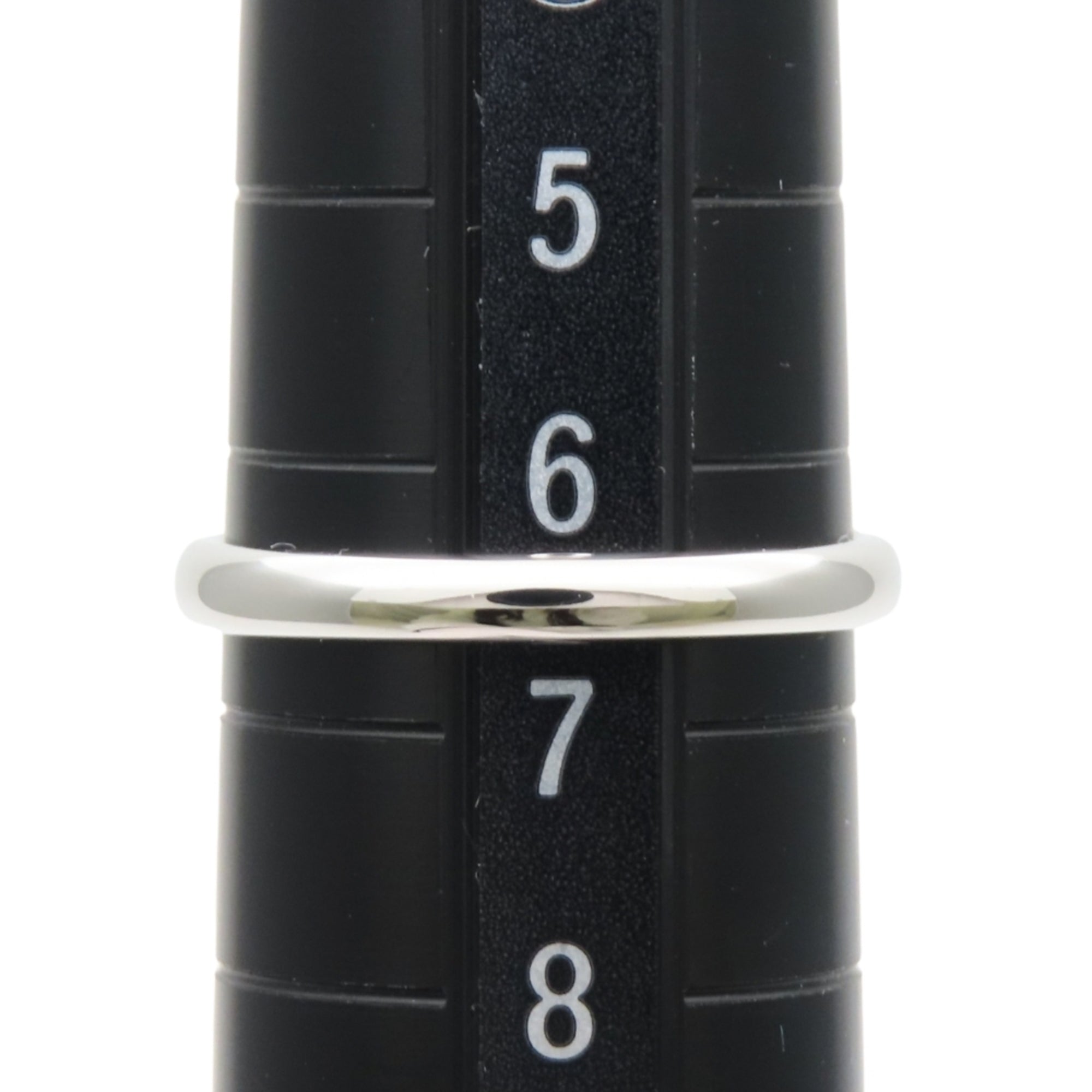 Tiffany Platinum Platinum 950 Band Ring (Pre-Owned)