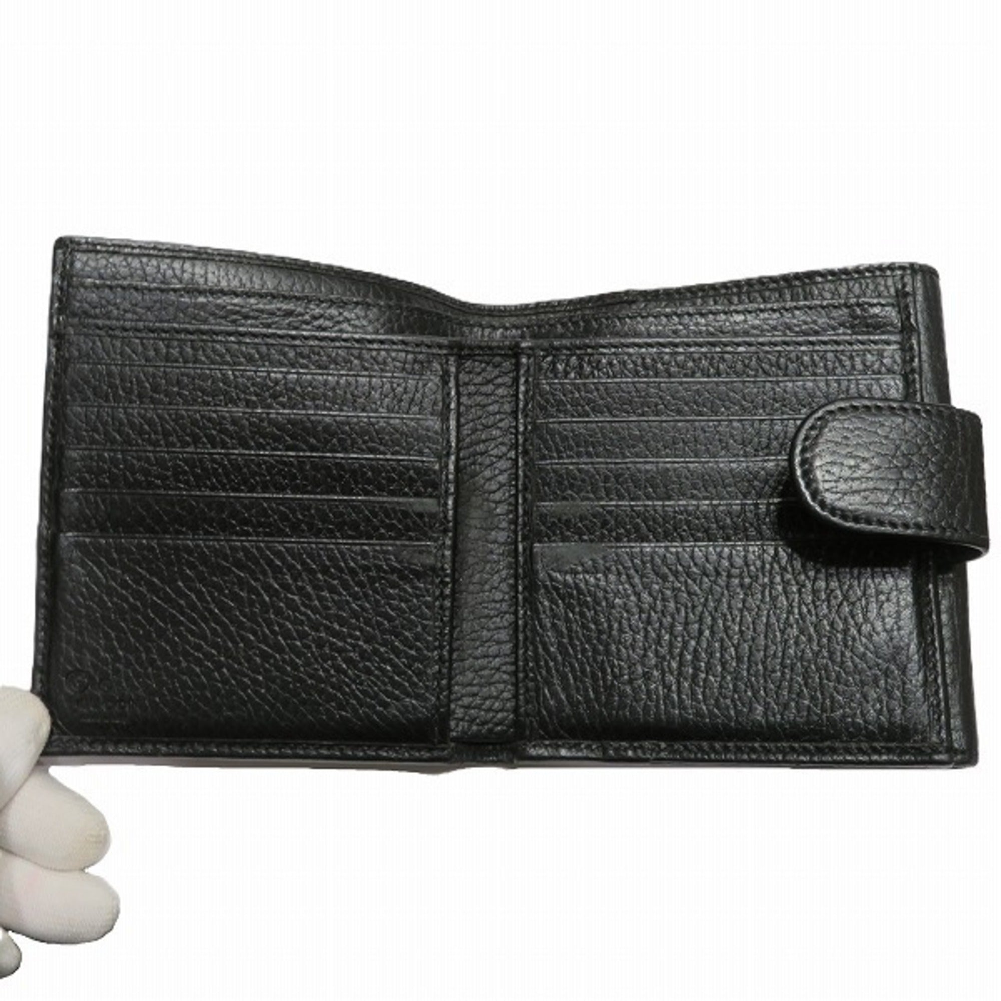 Gucci Black Leather Wallet (Tri-Fold) (Pre-Owned)