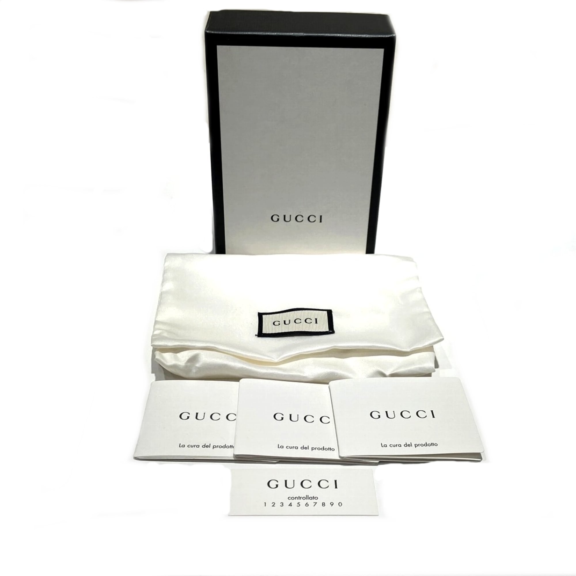 Gucci White Leather Wallet (Bi-Fold) (Pre-Owned)
