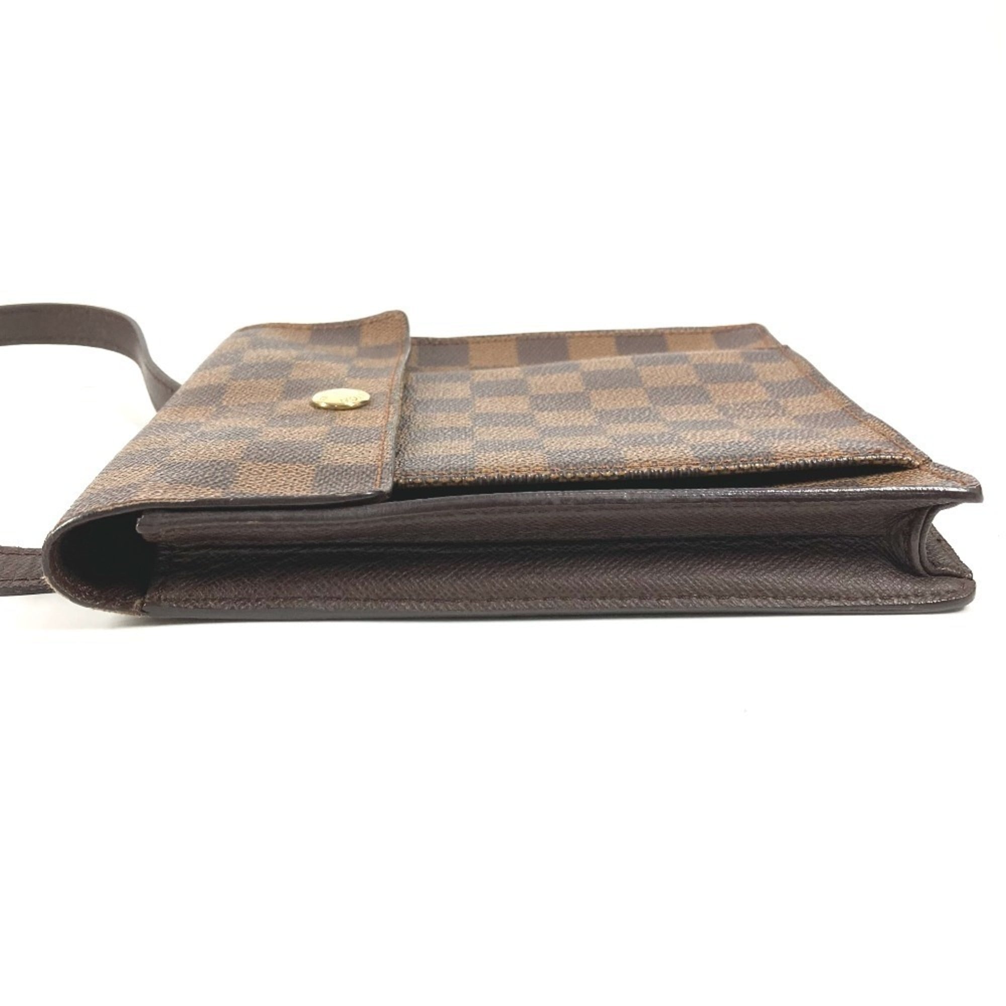 Louis Vuitton Brown Damier Canvas Ebene Damier Canvas Pochette Shoulder Bag (Pre-Owned)