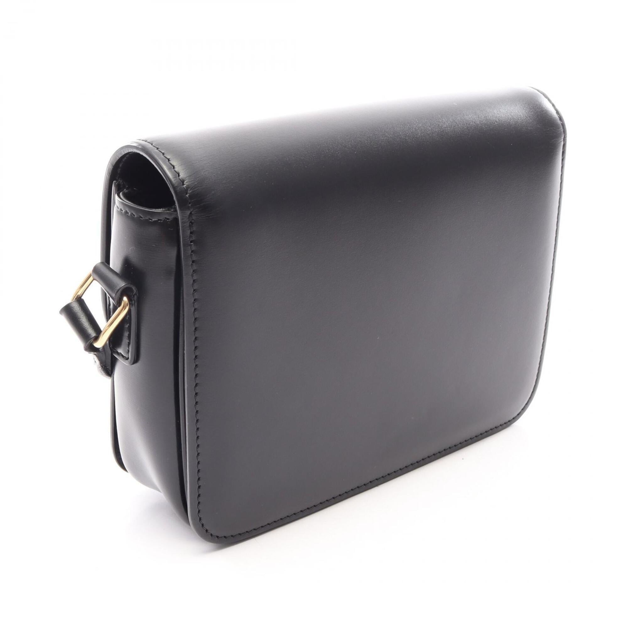 Celine Black Leather Shoulder Bag (Pre-Owned)