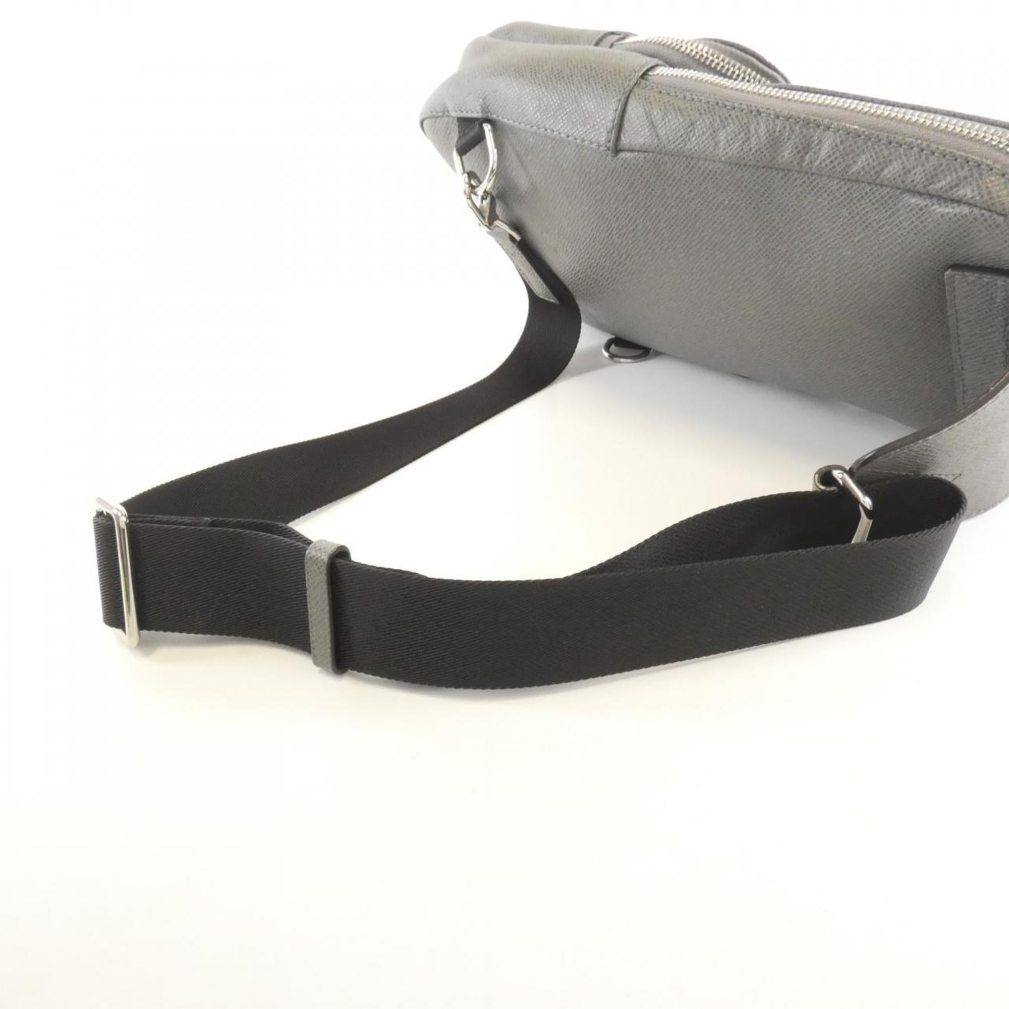 Louis Vuitton Gris Leather Shoulder Bag (Pre-Owned)