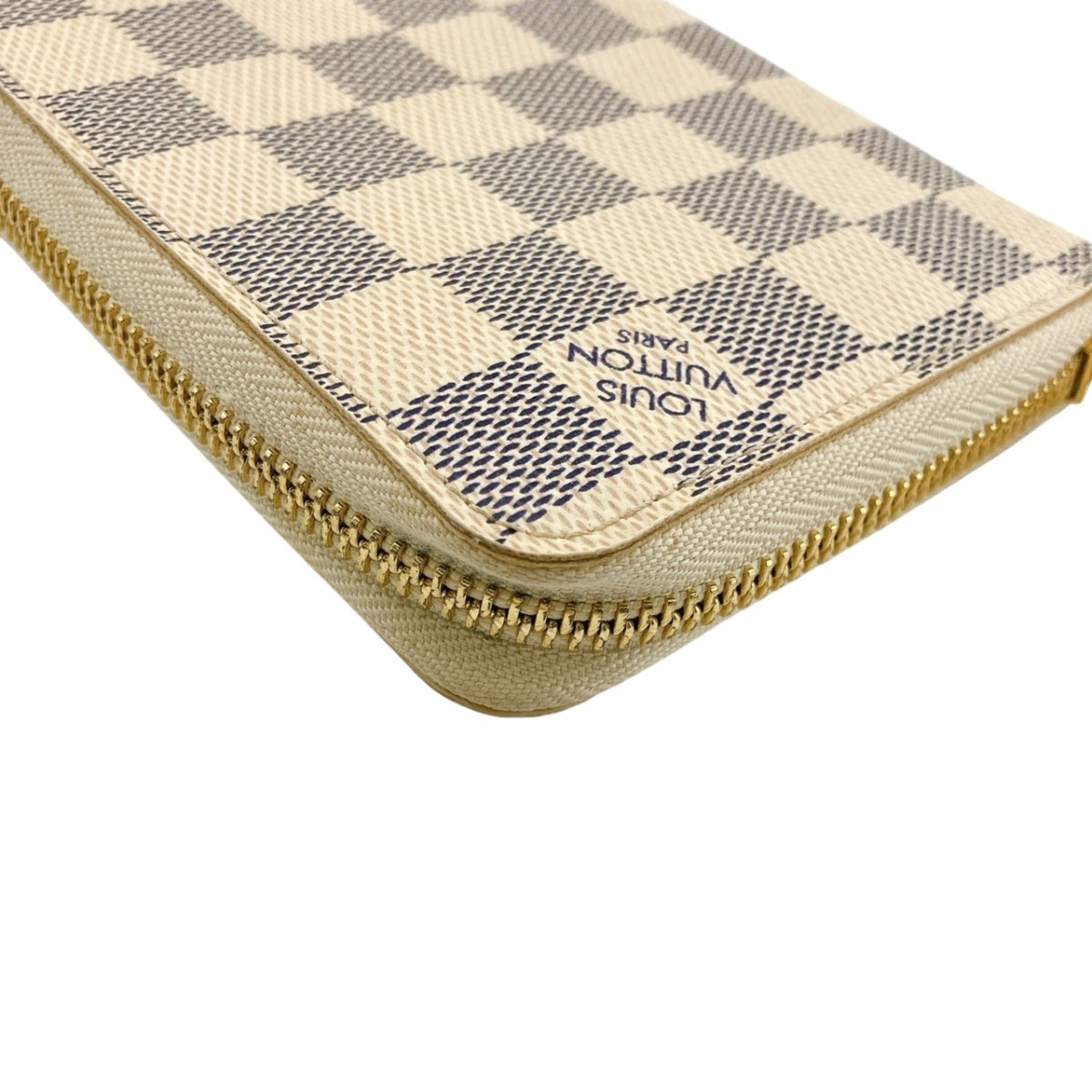 Louis Vuitton Damier Azur White Damier Azur Long Wallet (Bi-Fold) (Pre-Owned)
