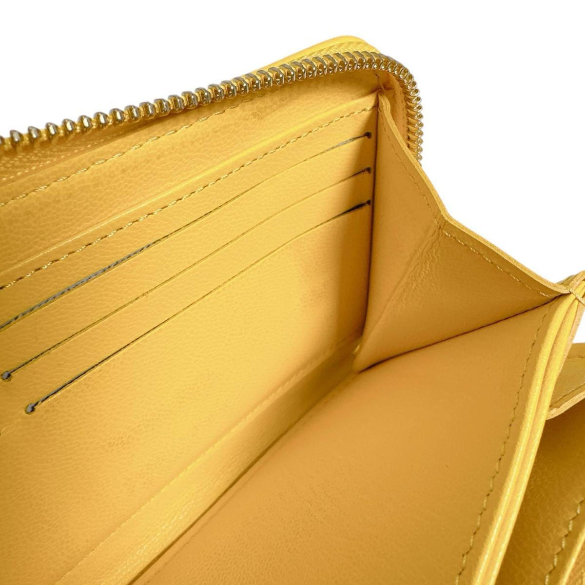 Louis Vuitton Monogram Empreinte Yellow Monogram Empreinte Long Wallet (Bi-Fold) (Pre-Owned)