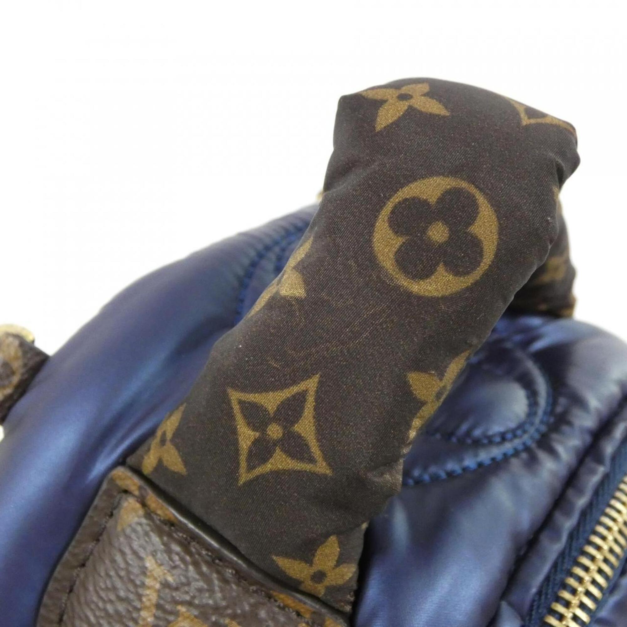 Louis Vuitton Monogram Navy Nylon Backpack (Pre-Owned)