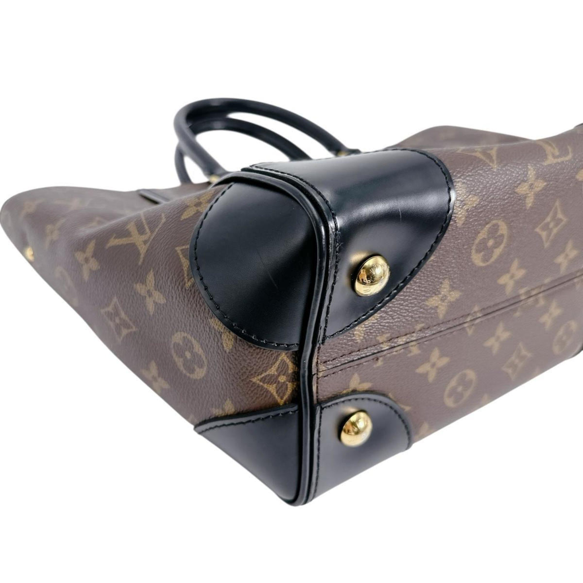 Louis Vuitton Brown Monogram Canvas Handbag (Pre-Owned)
