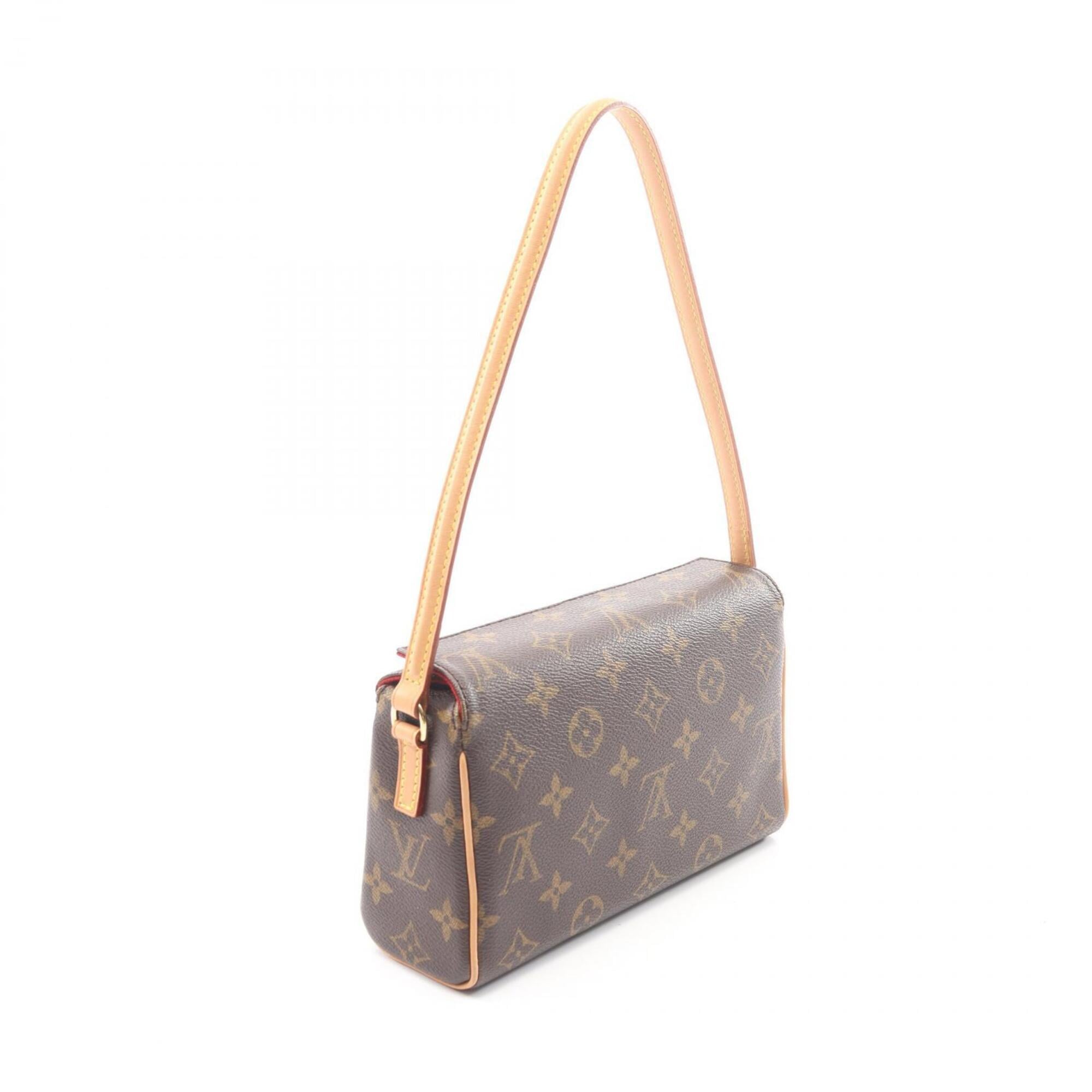 Louis Vuitton Brown Pvc Leather Handbag (Pre-Owned)