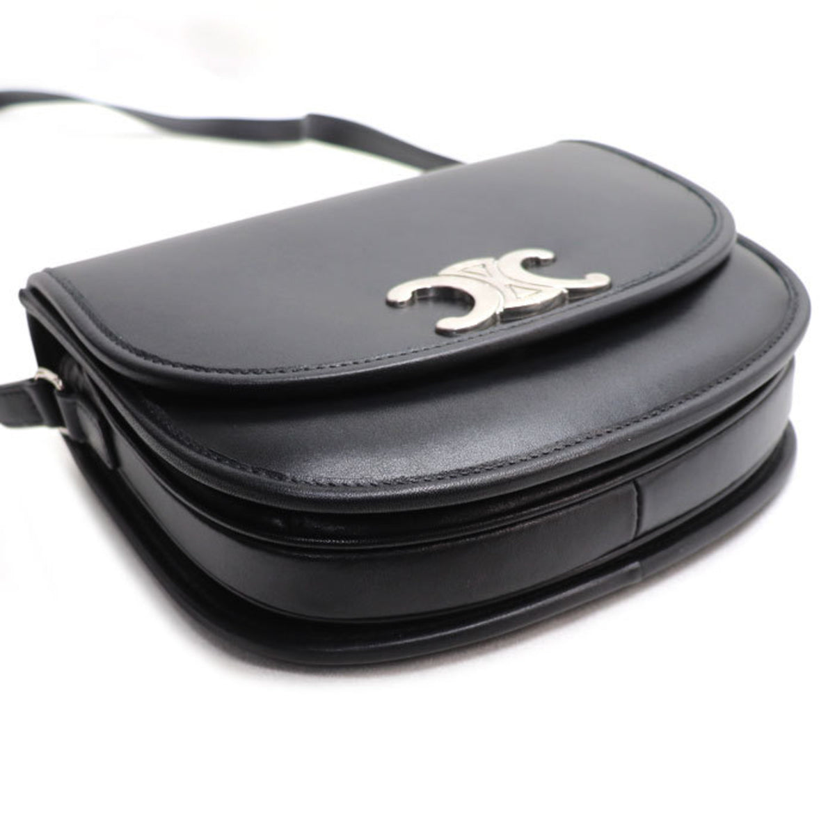 Celine Black Leather Shoulder Bag (Pre-Owned)