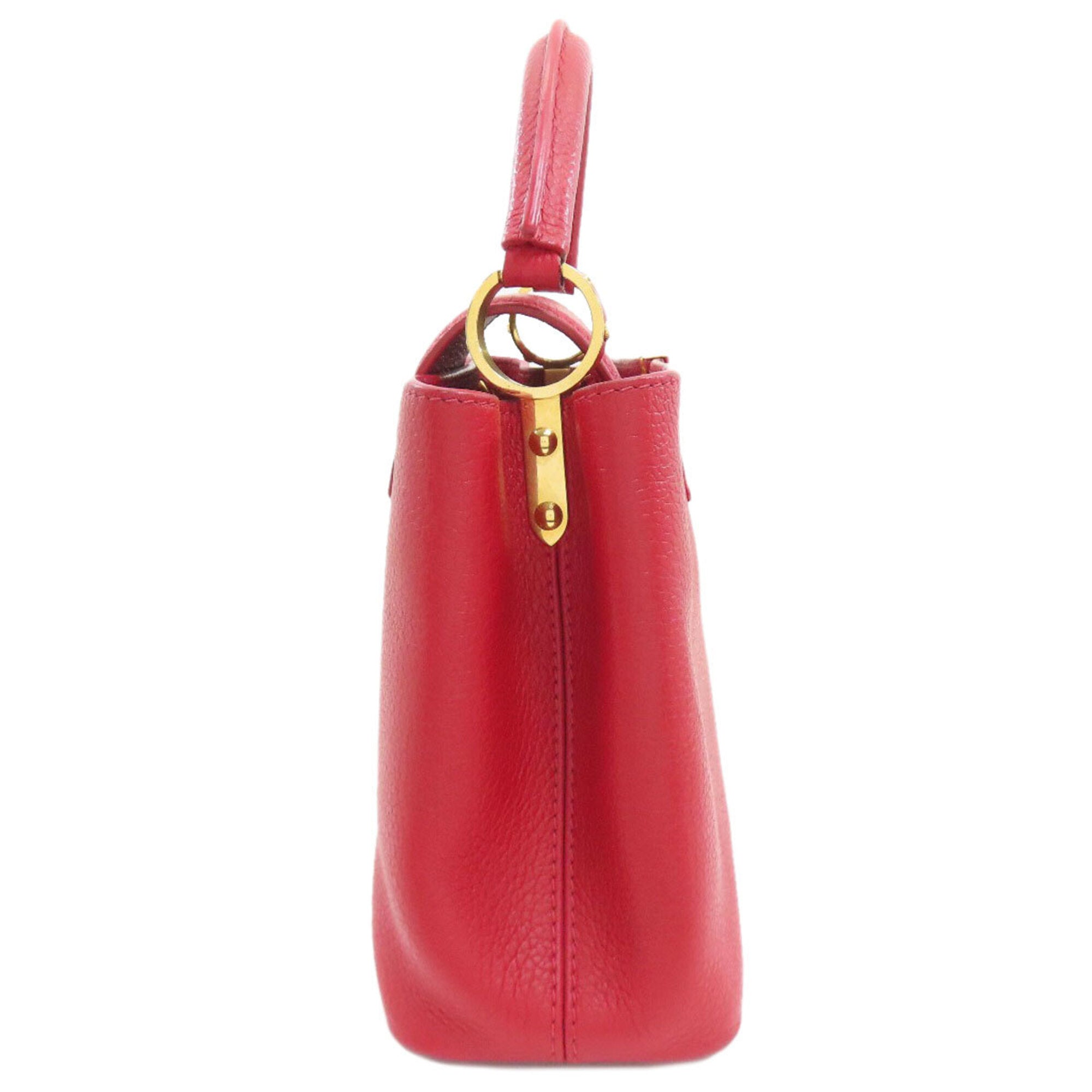Louis Vuitton Sacrlet Leather Handbag (Pre-Owned)