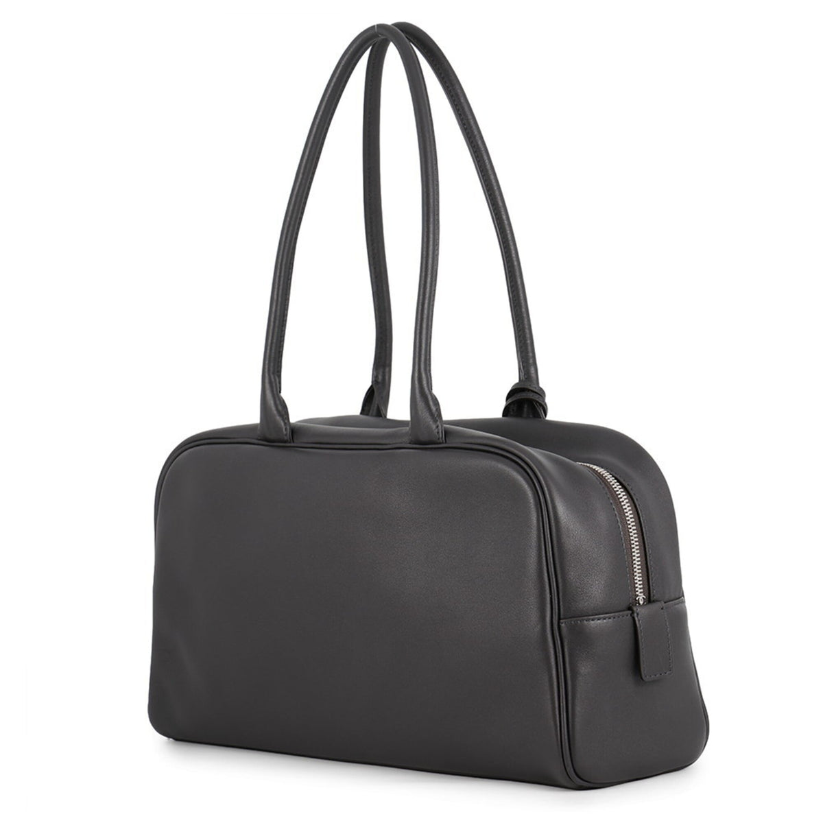 Chanel Black Leather Handbag Shoulder Bag (Pre-Owned)