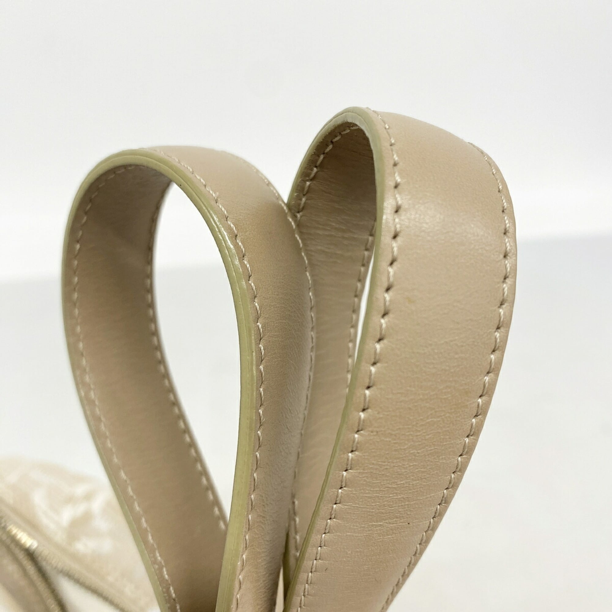 Chanel Beige Nylon Handbag (Pre-Owned)