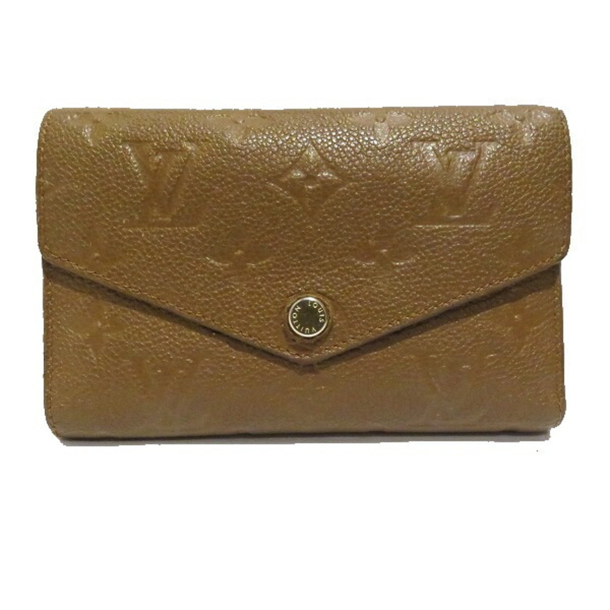 Louis Vuitton Camel Leather Wallet (Bi-Fold) (Pre-Owned)