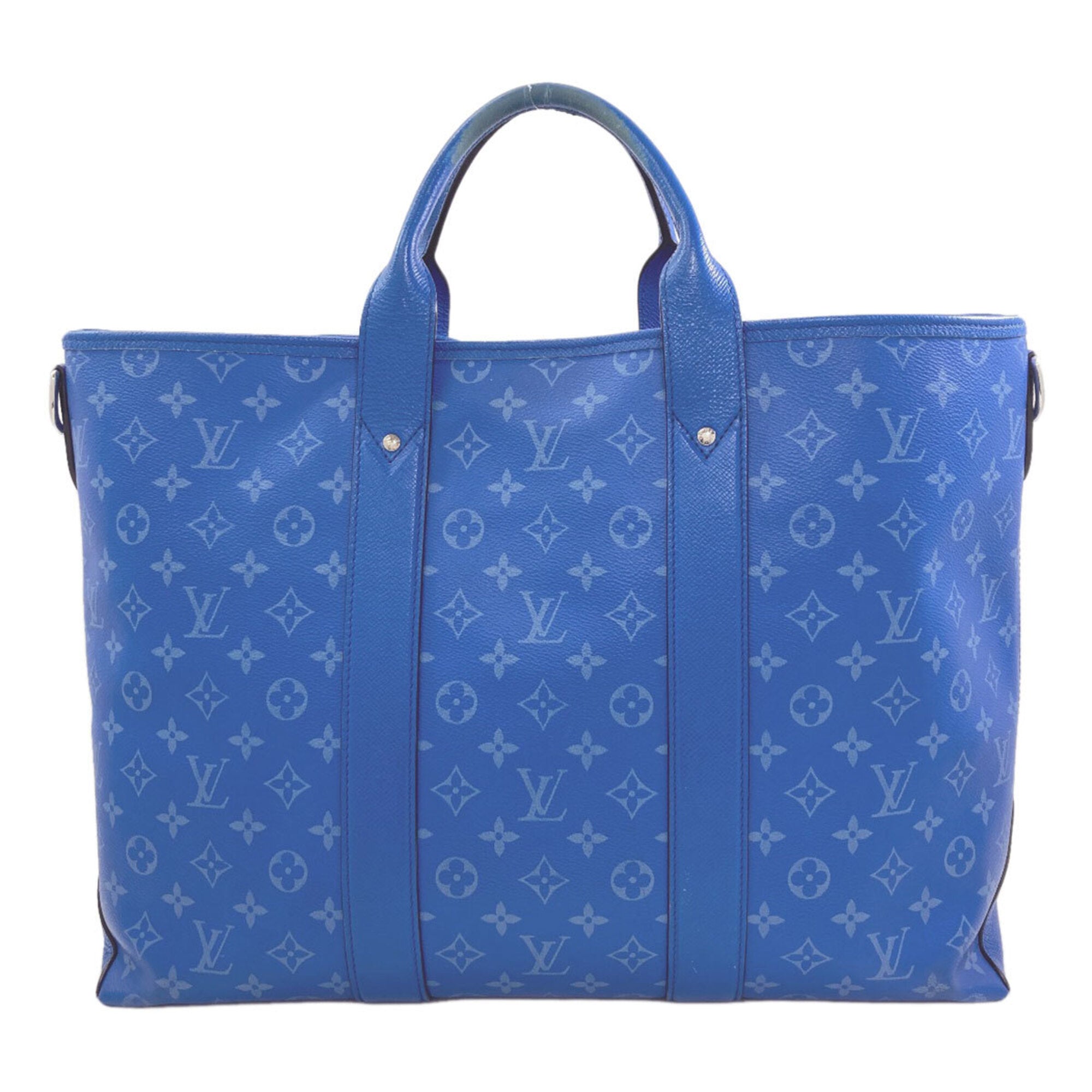 Louis Vuitton Taigarama Taiga Leather Handbag Tote Bag (Pre-Owned)