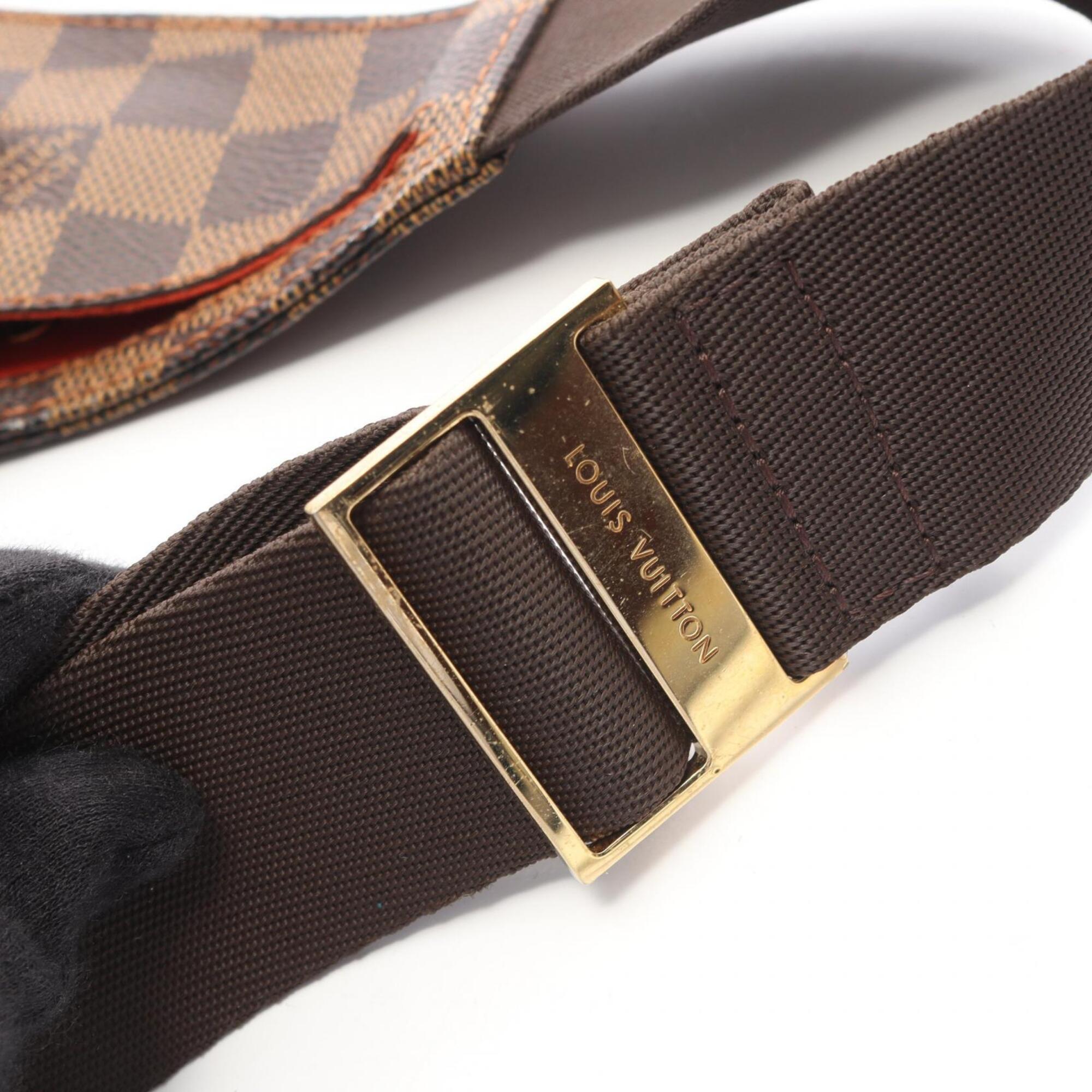 Louis Vuitton Brown Coated Canvas Fanny Pack Sling Bag (Pre-Owned)
