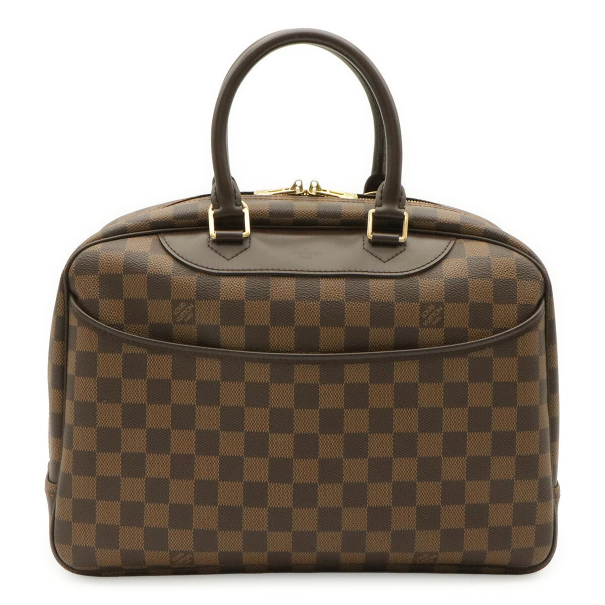 Louis Vuitton Brown Damier Canvas Pvc Handbag (Pre-Owned)