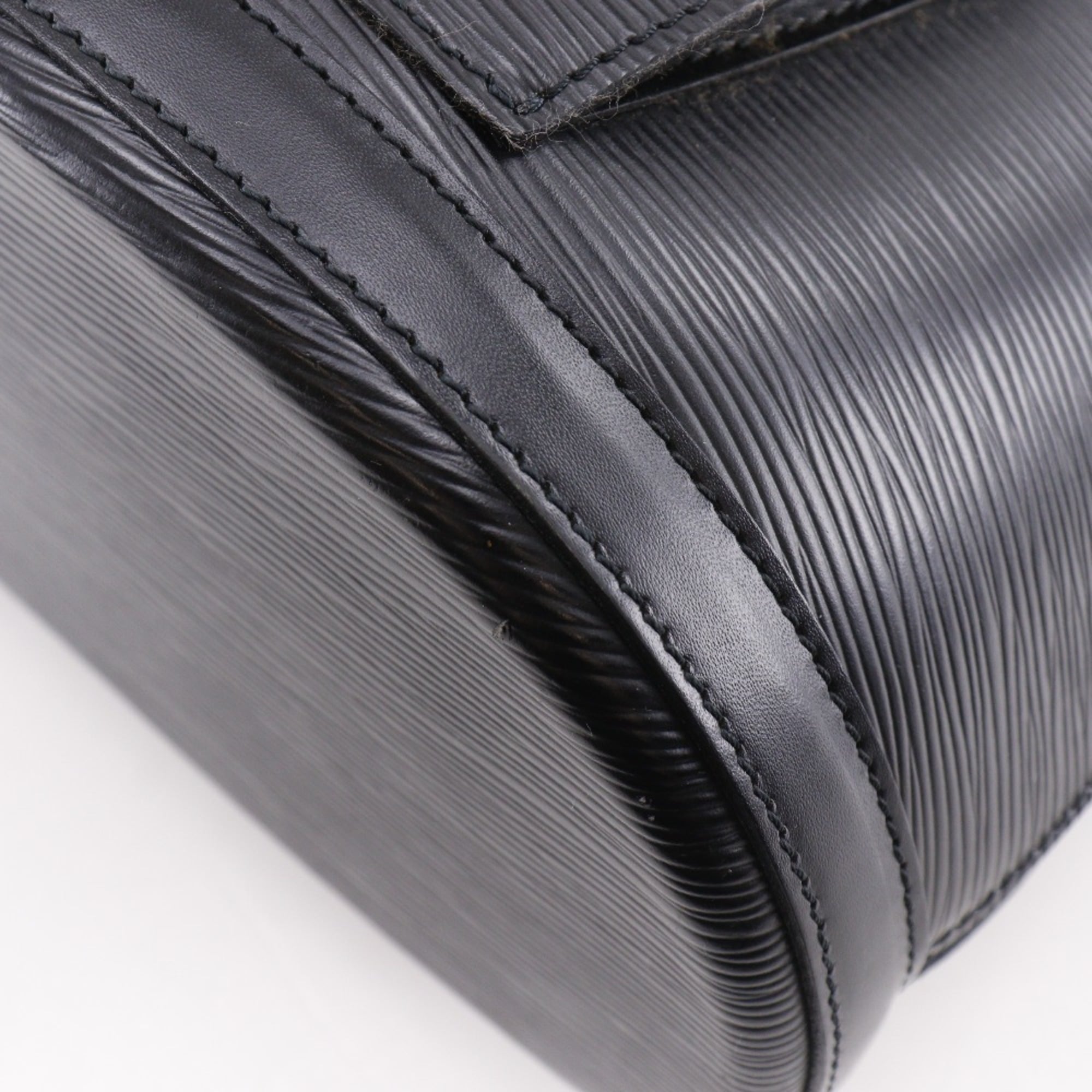 Louis Vuitton Epi Black Noir Epi Leather Backpack (Pre-Owned)