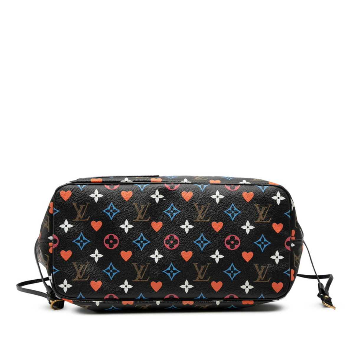 Louis Vuitton Black Multi-Color Pvc Leather Pouch Shoulder Bag Tote Bag (Pre-Owned)