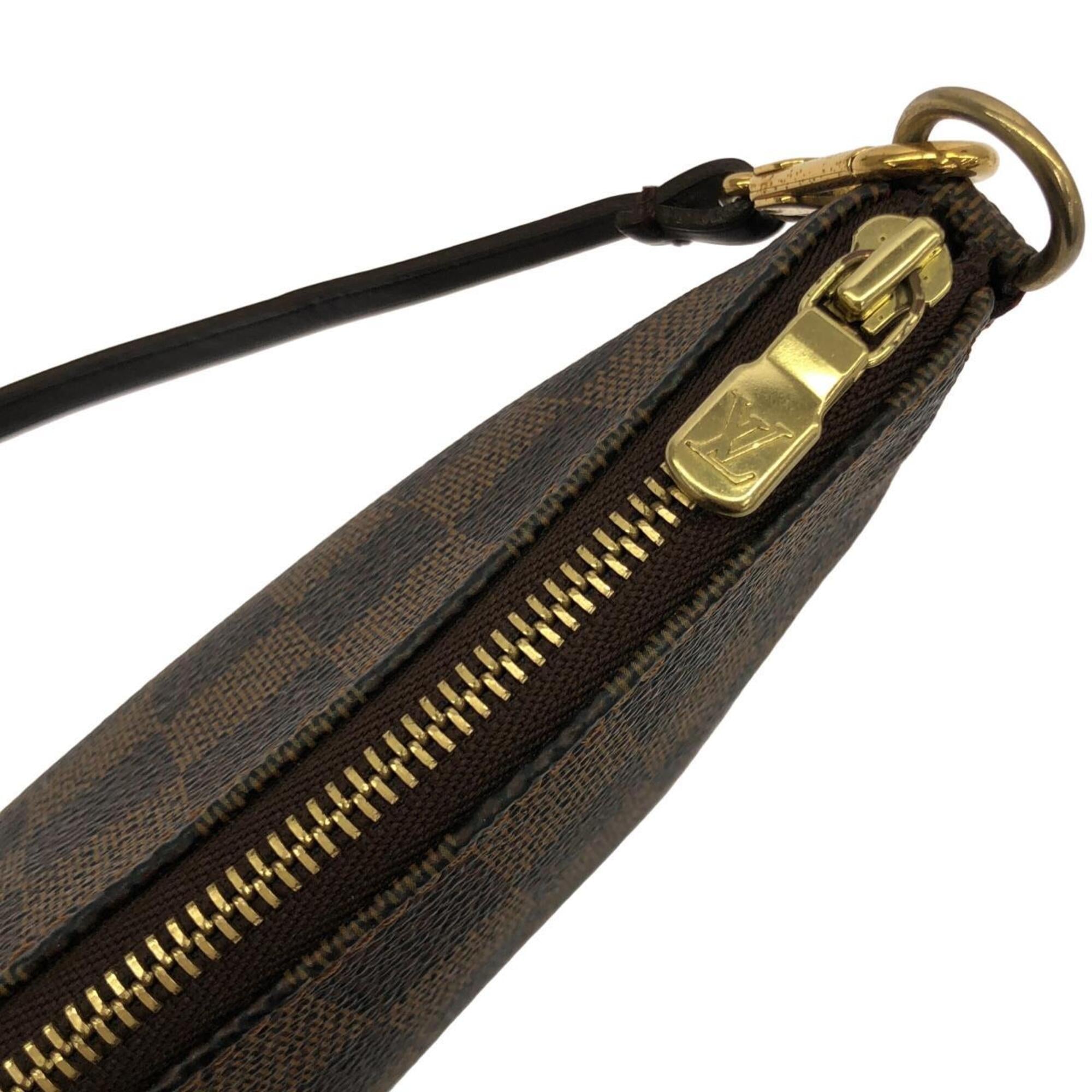Louis Vuitton Ebene Coated Canvas Pochette Pouch (Pre-Owned)