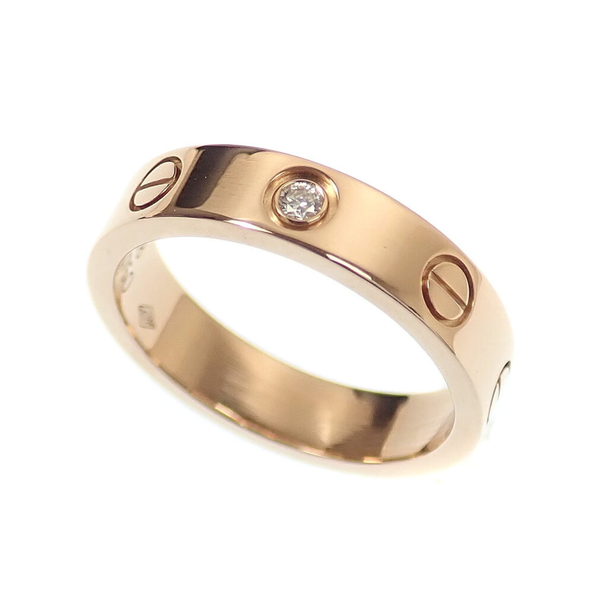 Cartier Love Pink Gold (18K) Band Ring (Pre-Owned)