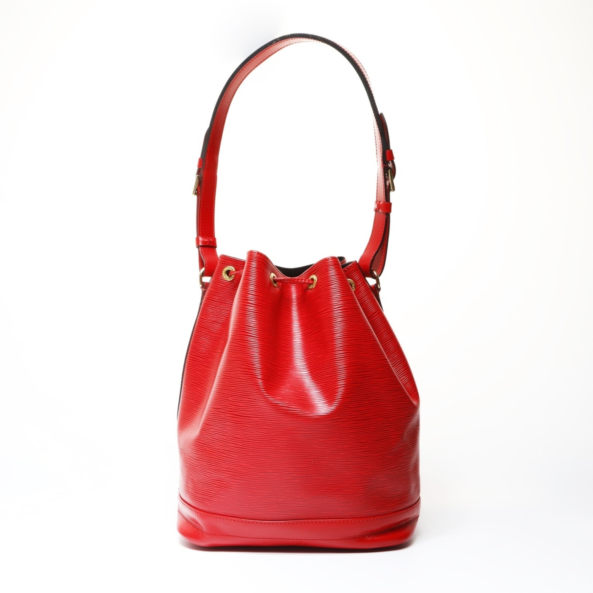 Louis Vuitton Red Color Epi Leather Shoulder Bag (Pre-Owned)