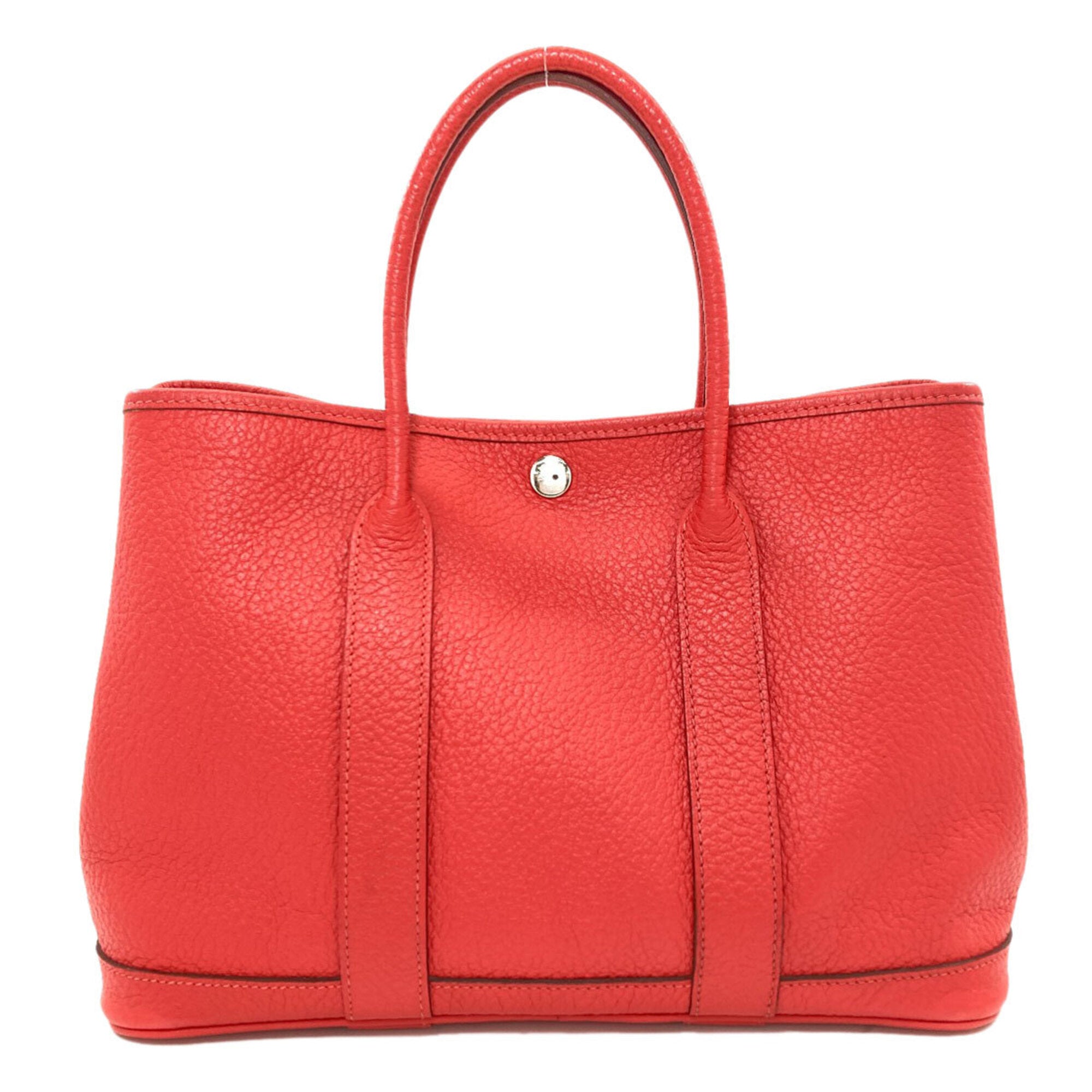 Hermes Garden Pink Negonda Leather Handbag (Pre-Owned)