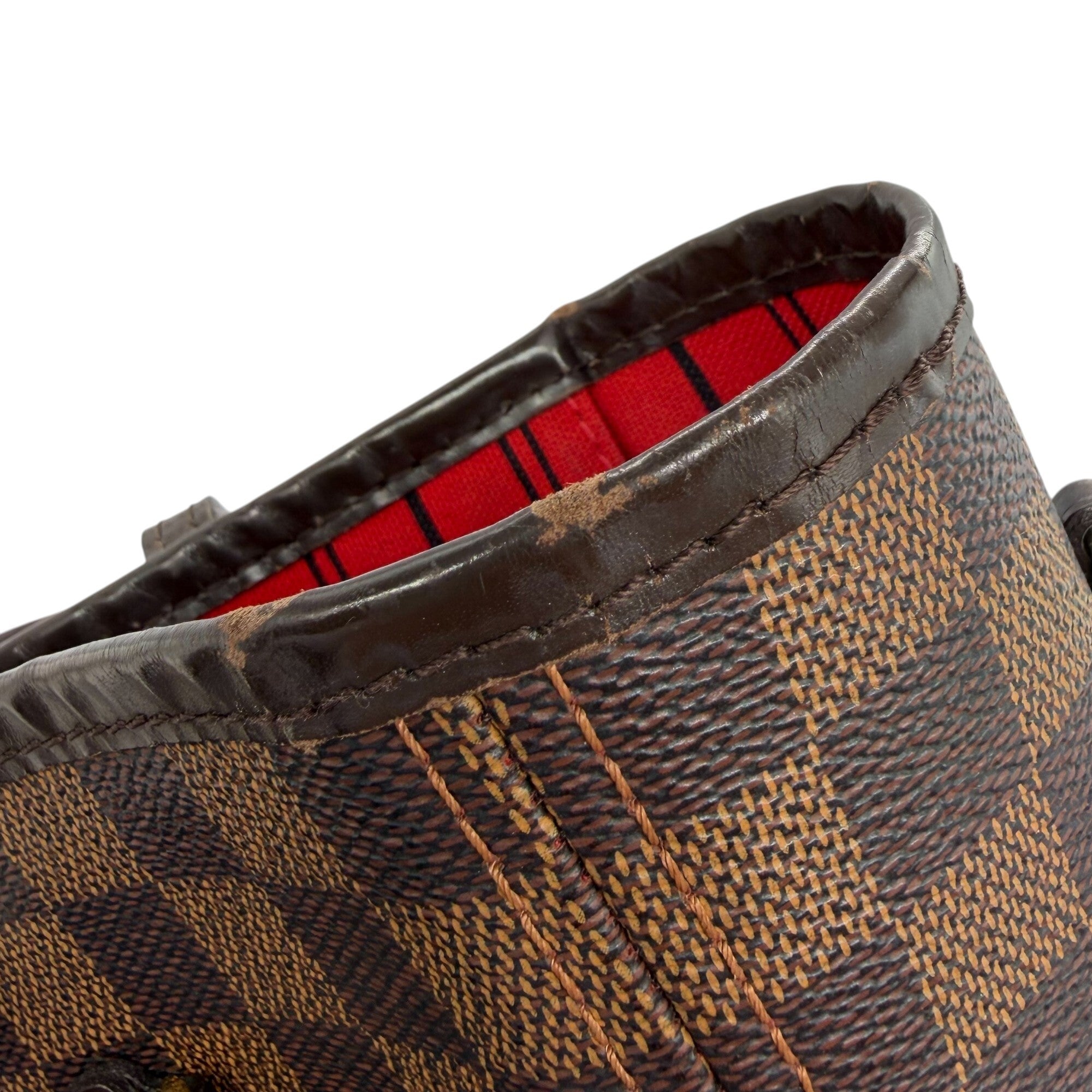 Louis Vuitton Damier Brown Damier Canvas Shoulder Bag Tote Bag (Pre-Owned)