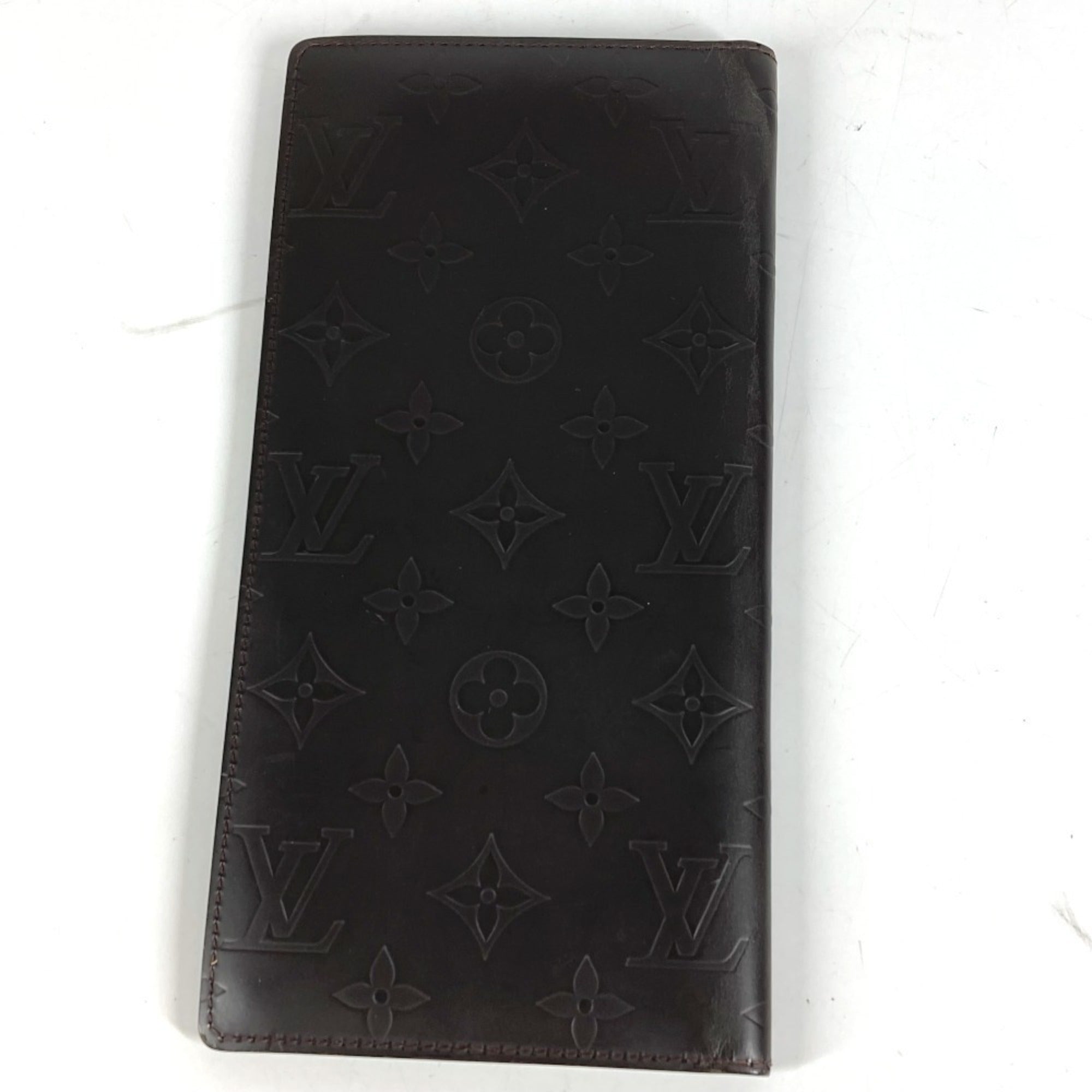 Louis Vuitton Brown Coffee Long Wallet (Bi-Fold) (Pre-Owned)