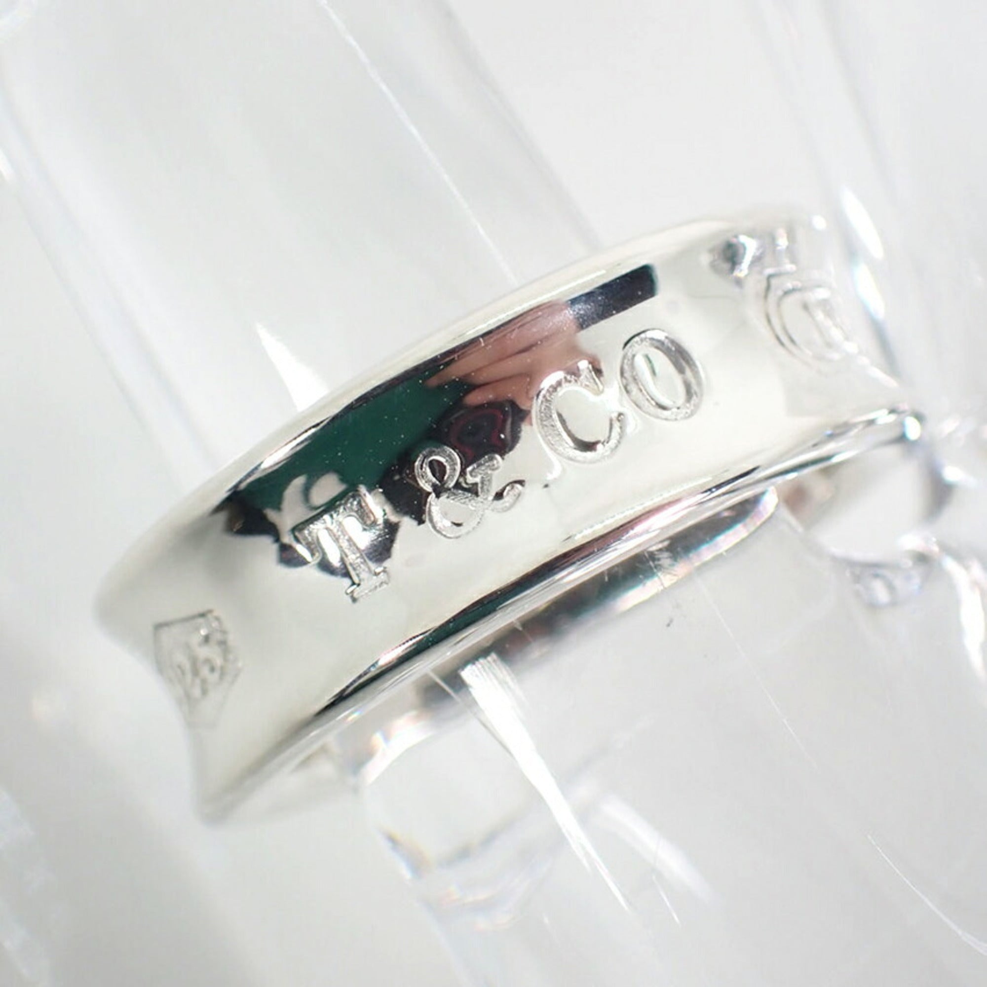 Tiffany Sterling Silver 925 Band Ring (Pre-Owned)