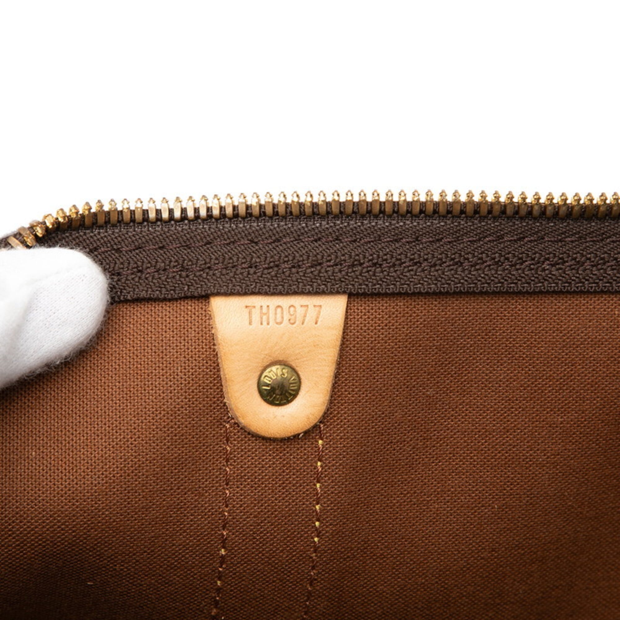 Louis Vuitton Monogram Brown Pvc Leather Boston Bag Shoulder Bag (Pre-Owned)