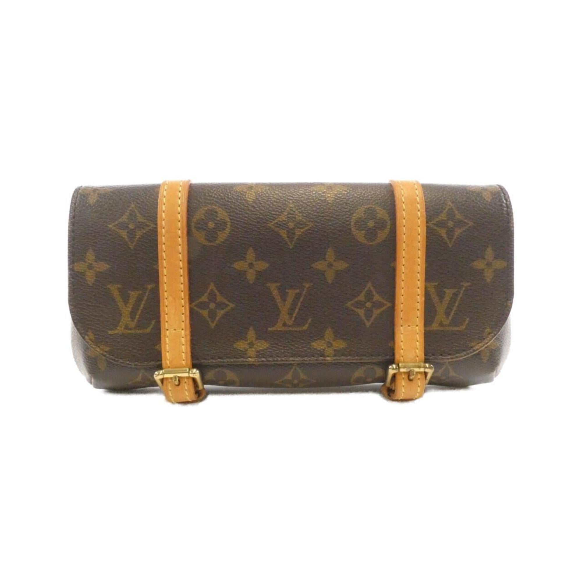 Louis Vuitton Brown Coated Canvas Fanny Pack Pochette (Pre-Owned)