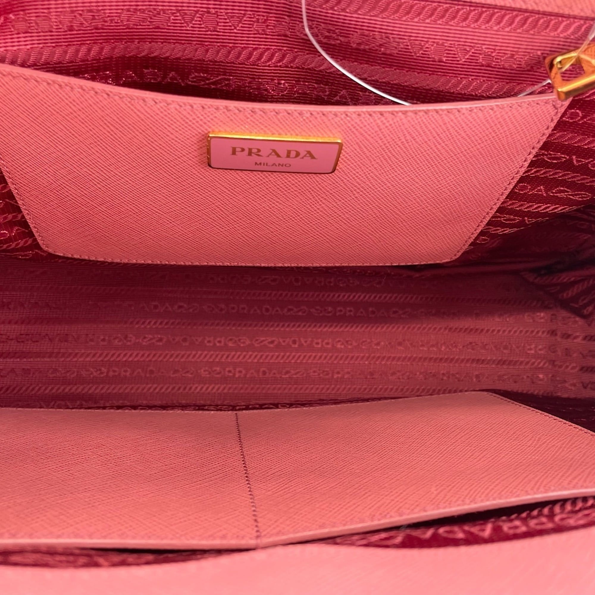 Prada Pink Handbag Shoulder Bag (Pre-Owned)
