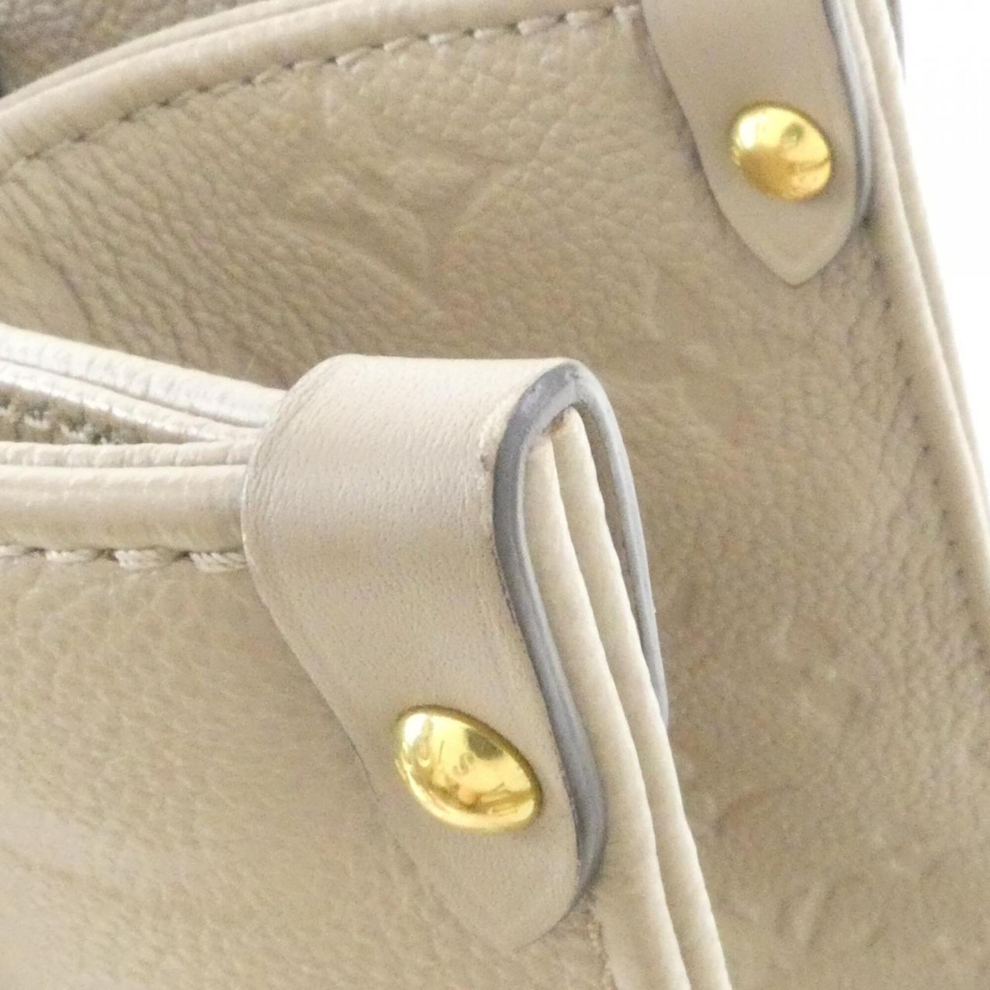 Louis Vuitton Tourterelle Leather Handbag (Pre-Owned)