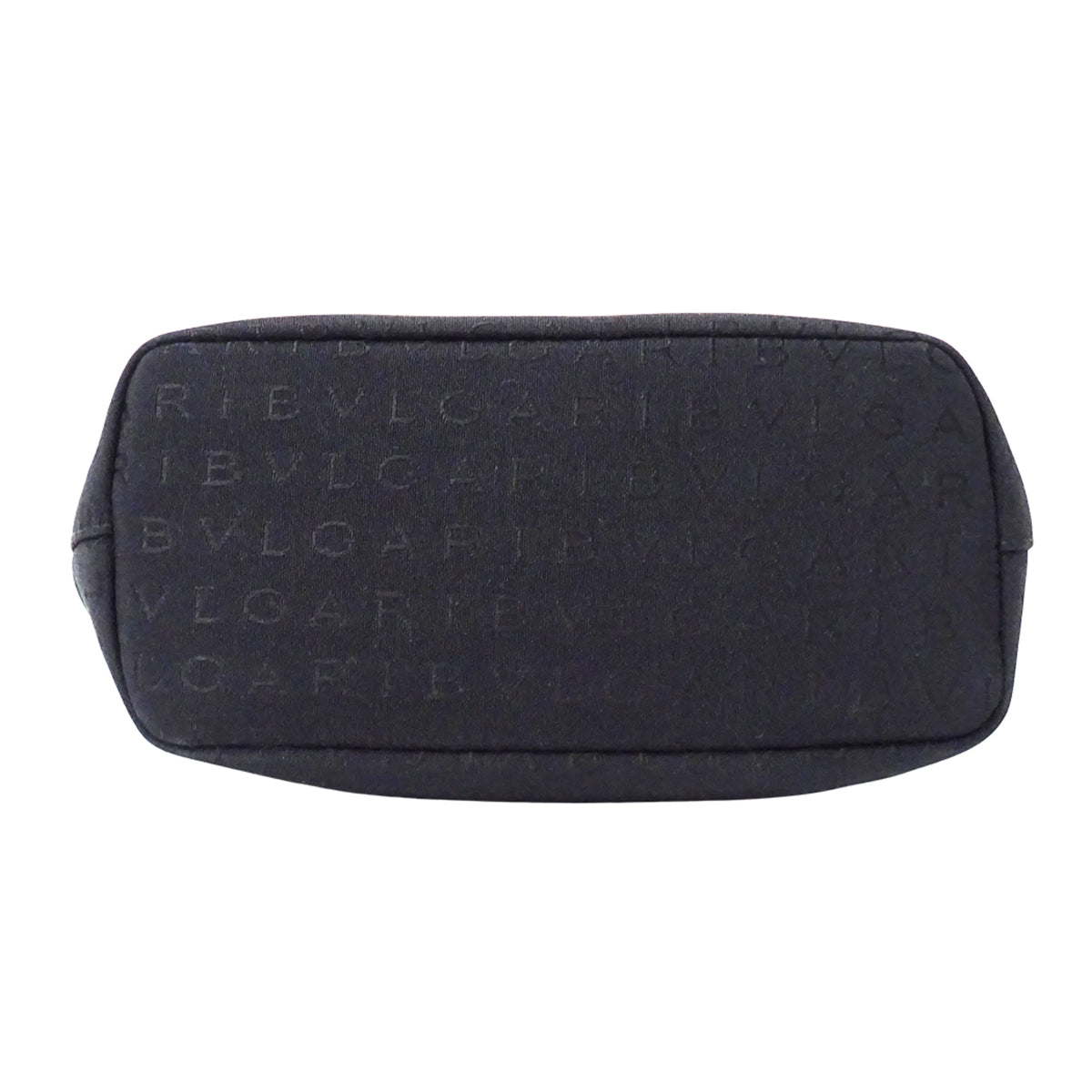 Bvlgari Black Canvas Handbag Tote Bag (Pre-Owned)