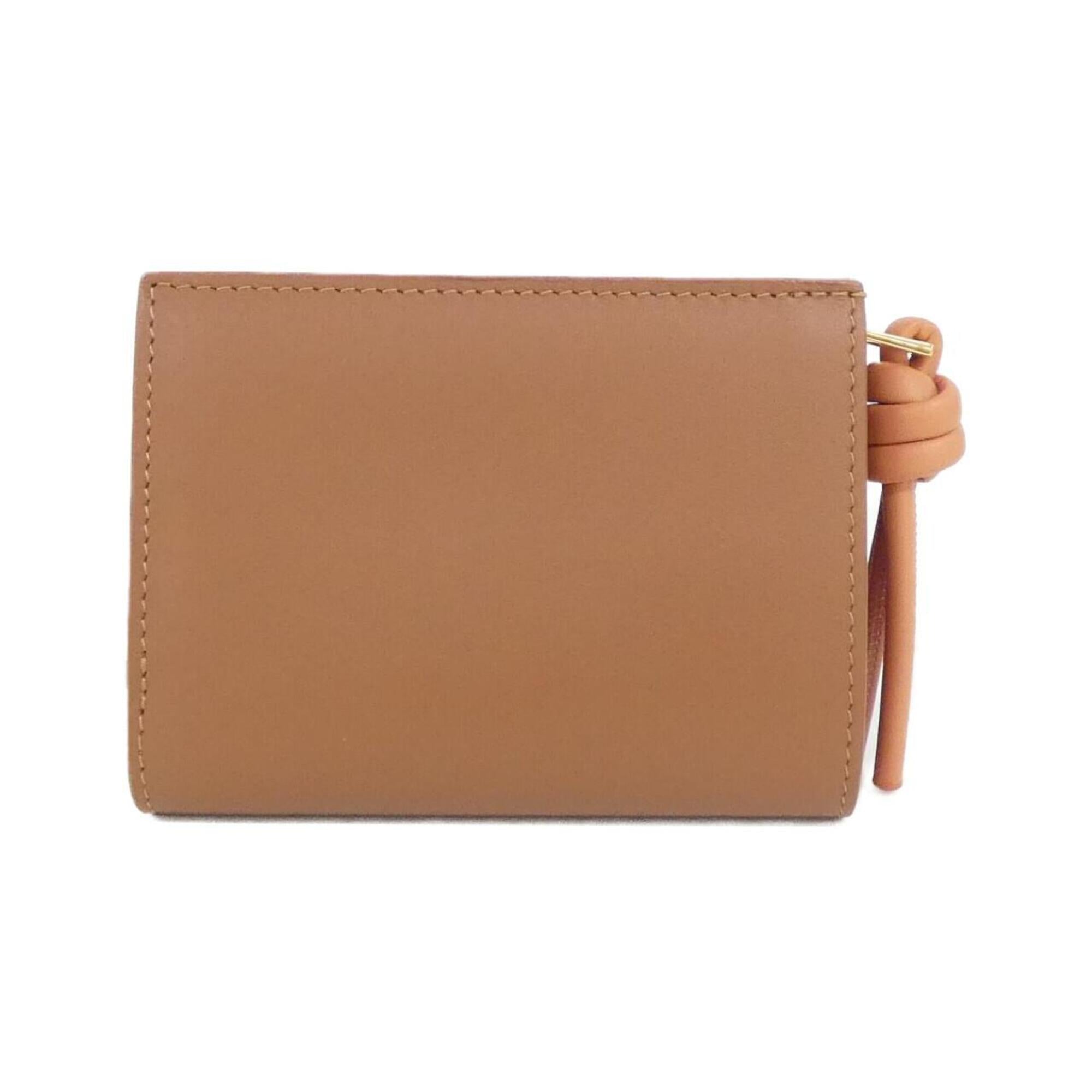 Loewe Brown Leather Wallet (Tri-Fold) (Pre-Owned)