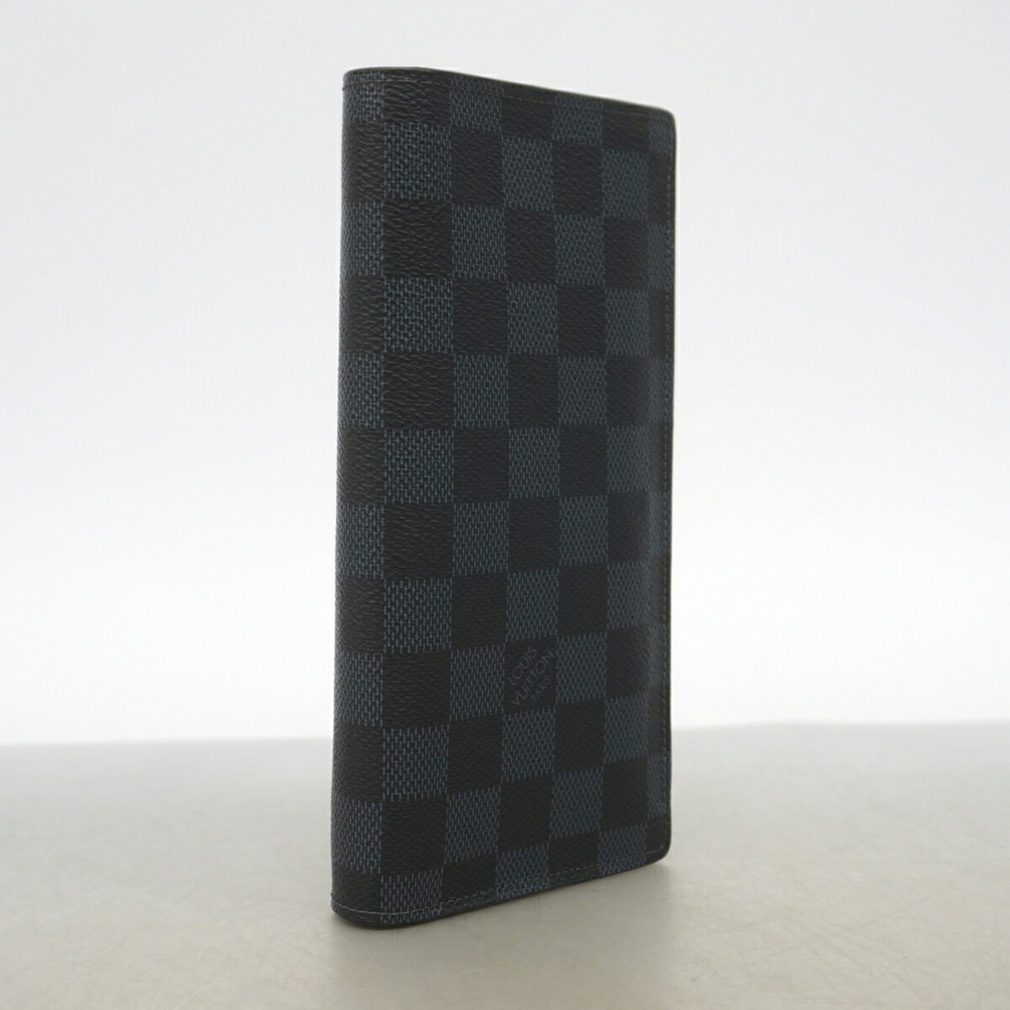 Louis Vuitton Black Navy Long Wallet (Bi-Fold) (Pre-Owned)