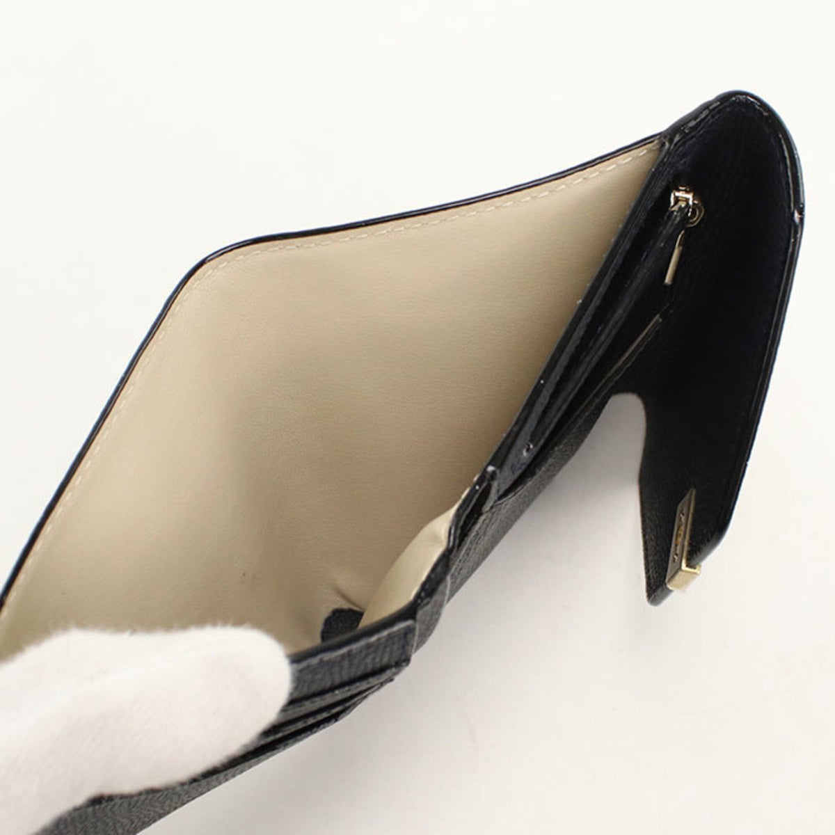 Valextra Navy Wallet (Tri-Fold) (Pre-Owned)