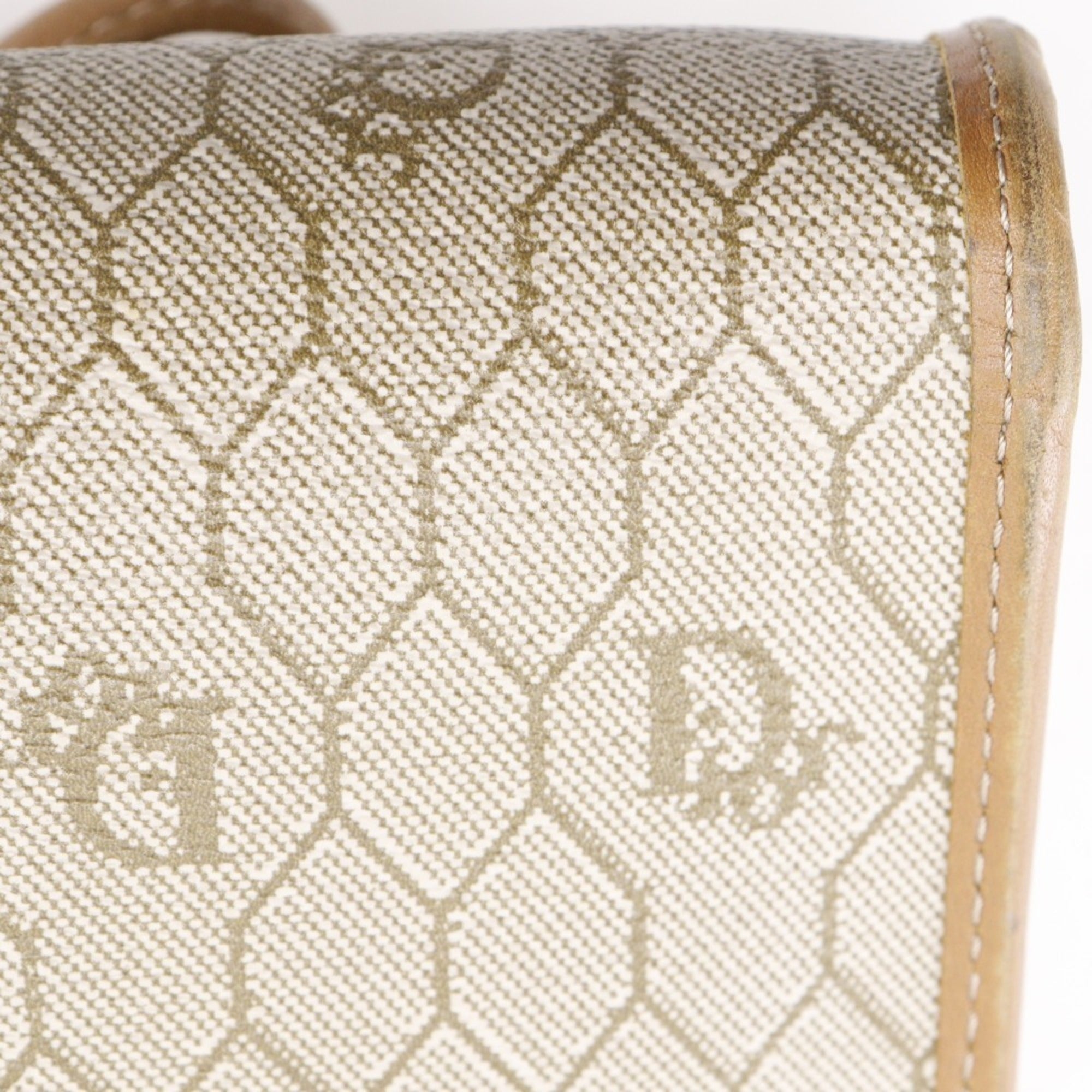 Christian Dior Beige Pvc Shoulder Bag (Pre-Owned)