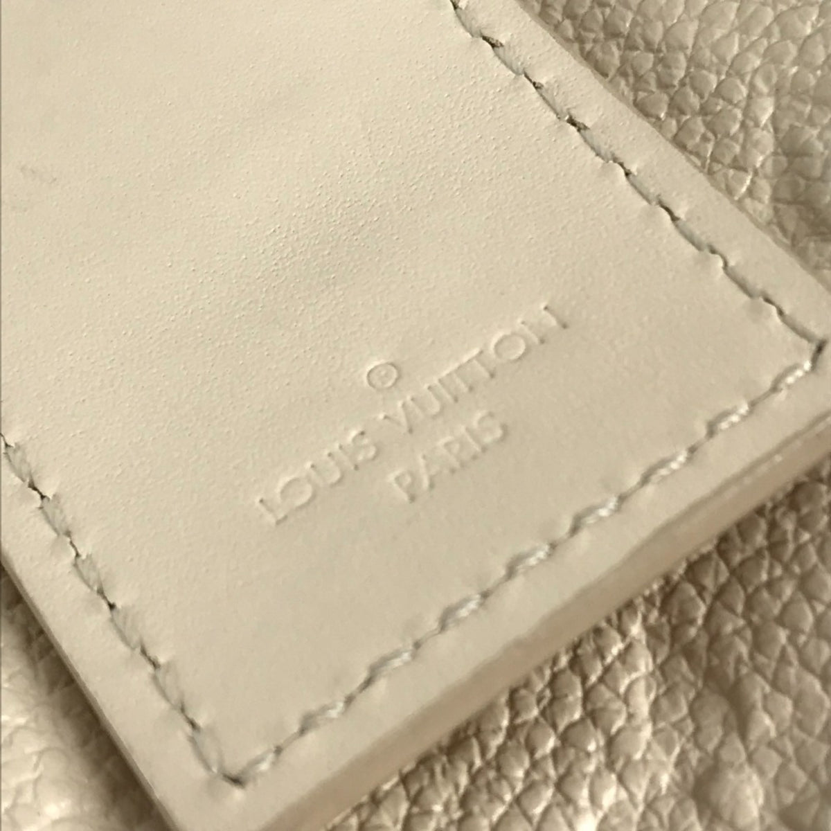 Louis Vuitton White Monogram Empreinte Handbag Shoulder Bag (Pre-Owned)
