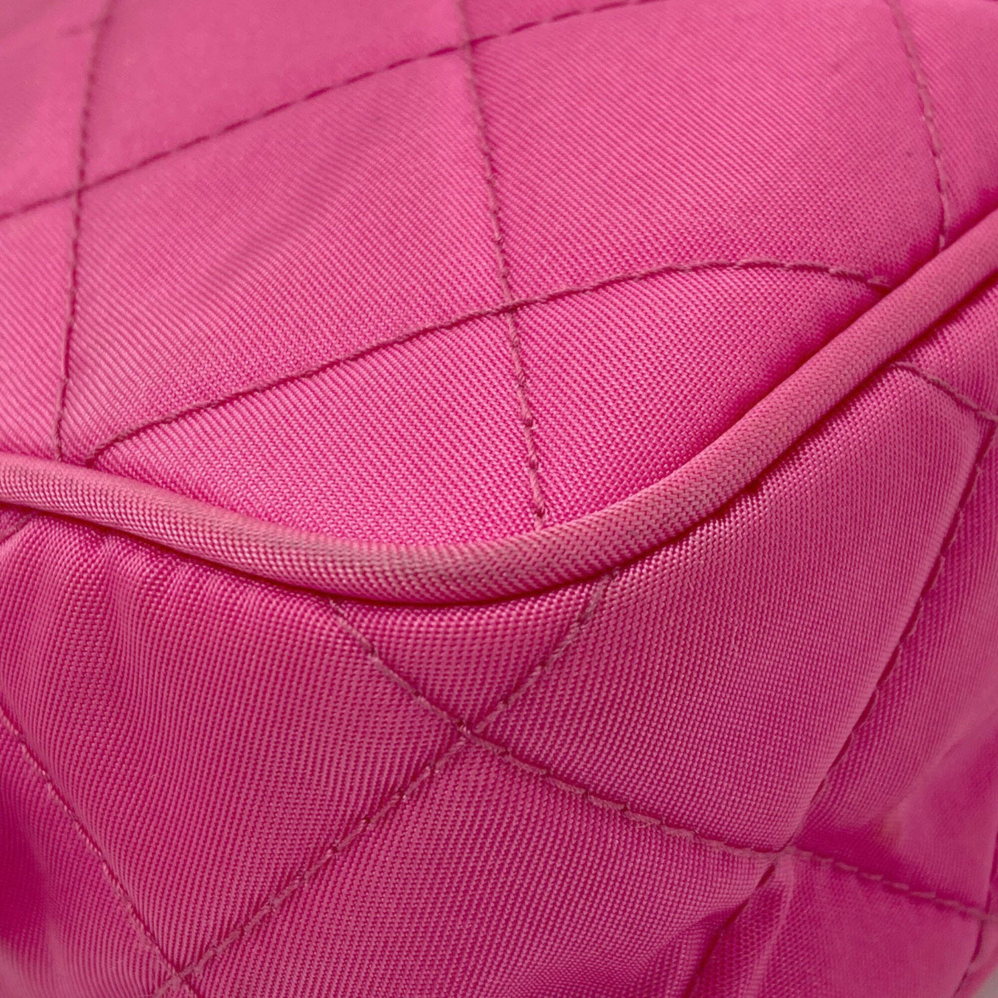 Prada Pink Nylon Shoulder Bag (Pre-Owned)